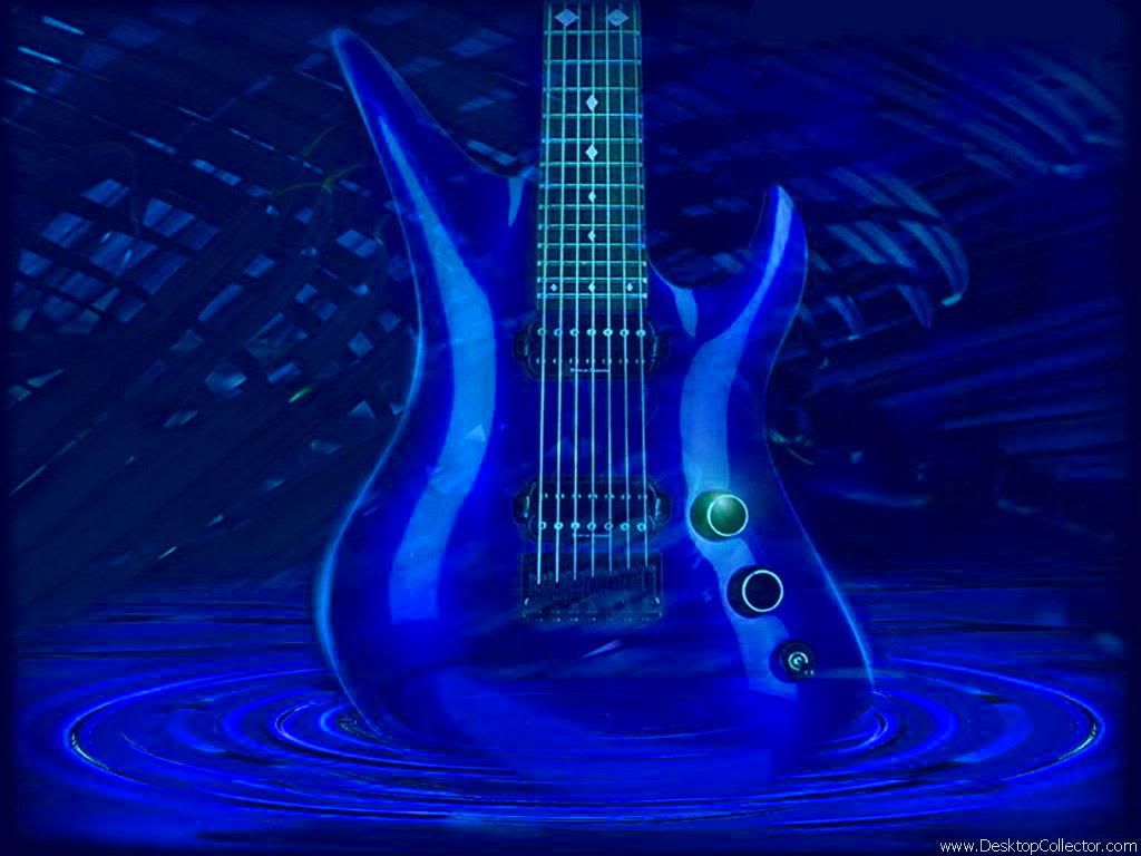 Blue Guitar In Water. Blues guitar, Blue, Guitar wallpaper
