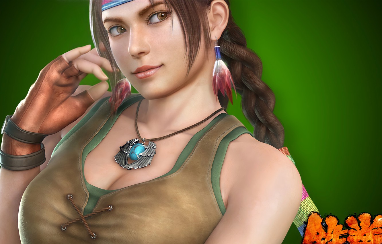 Wallpaper girl, fighter, Julia, brunette, pose, Tekken, Julia Chang, charliehgl image for desktop, section игры