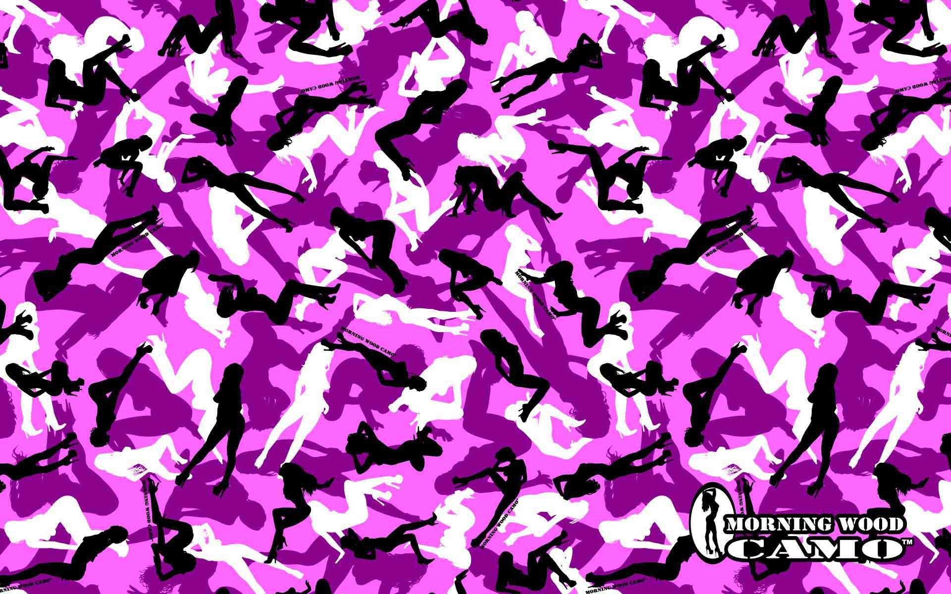 Purple BAPE Camo Wallpaper