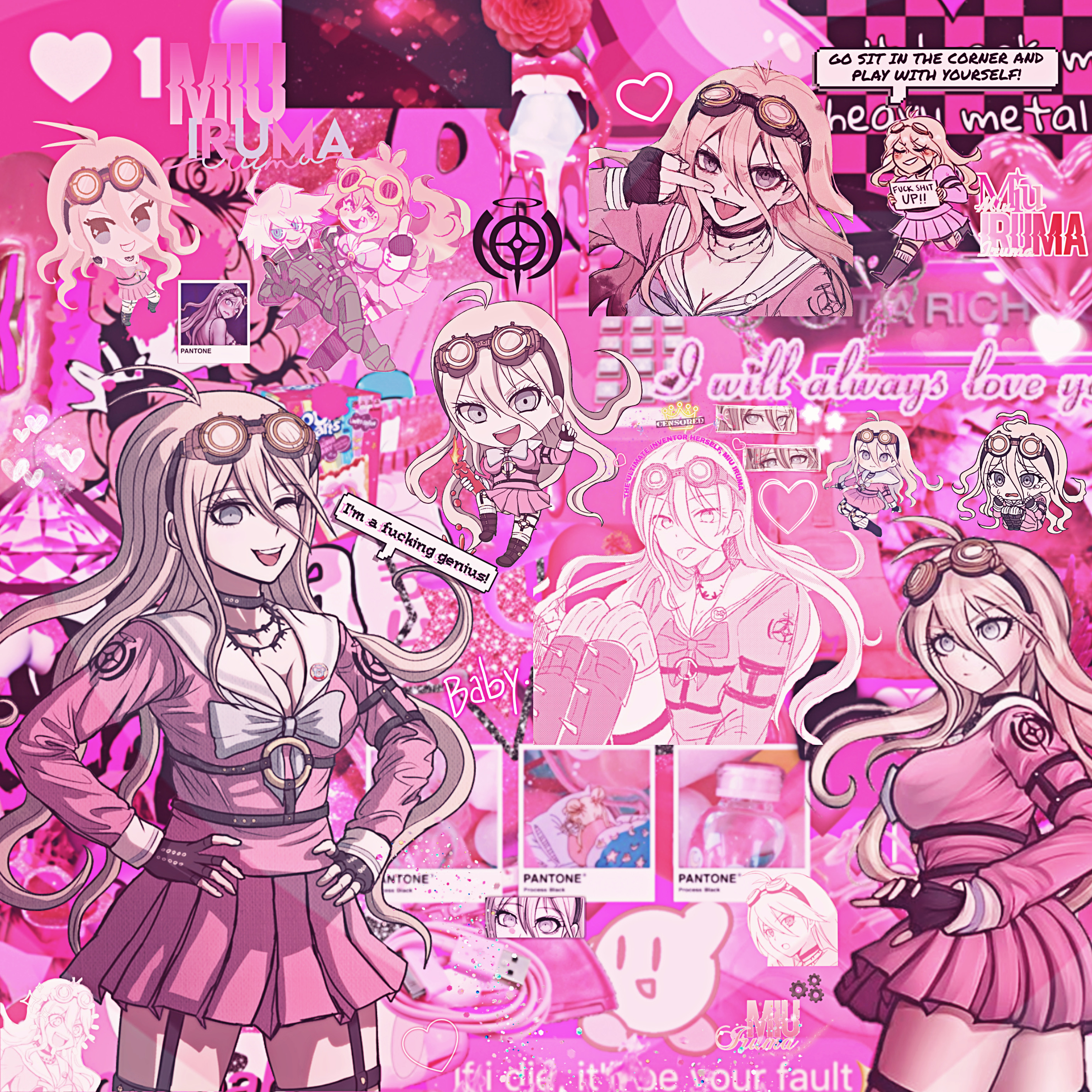 danganronpa freetoedit Miu iruma image