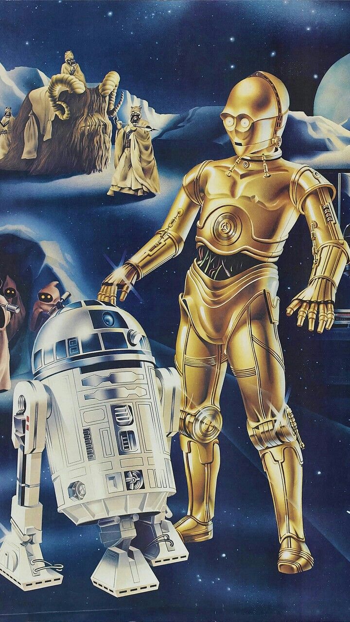 STAR WARS C3PO AND R2D2. Imagens star wars, Ficção científica, Star wars