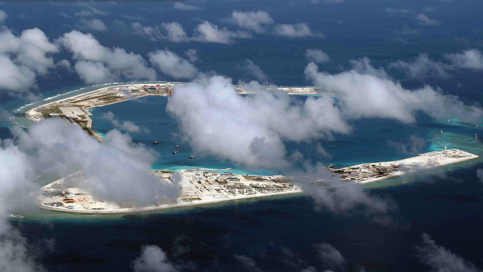 South China Sea Photo Suggest a Military Building Spree