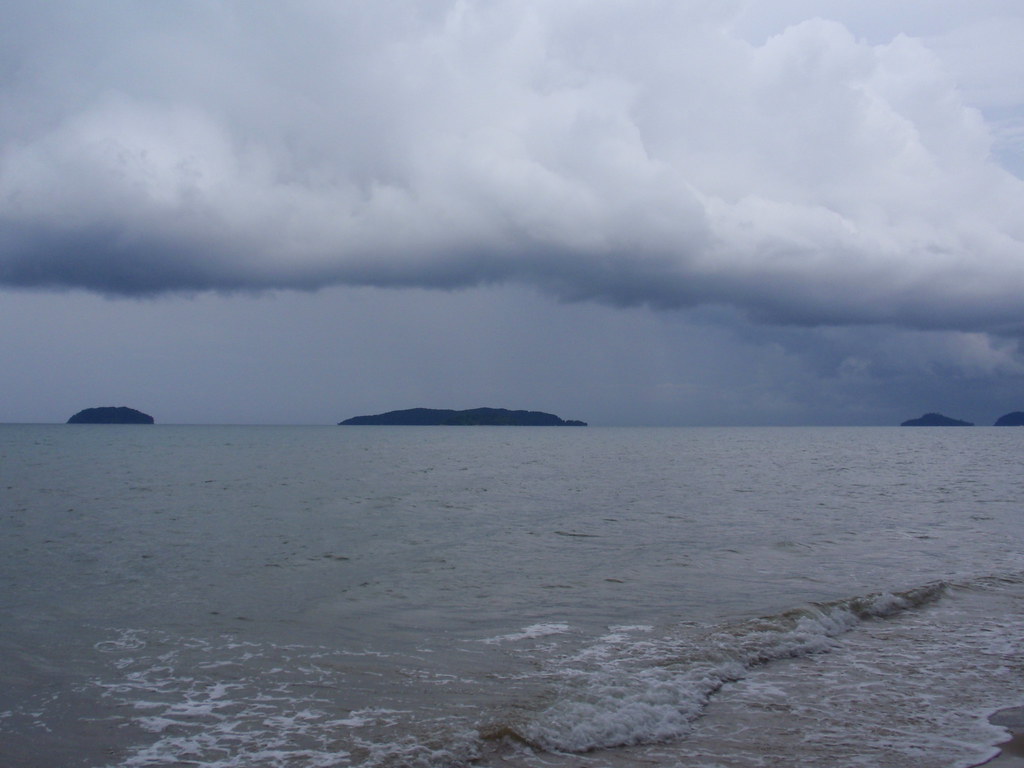 Storm Clouds Coming Above The South China Sea. Scary lookin