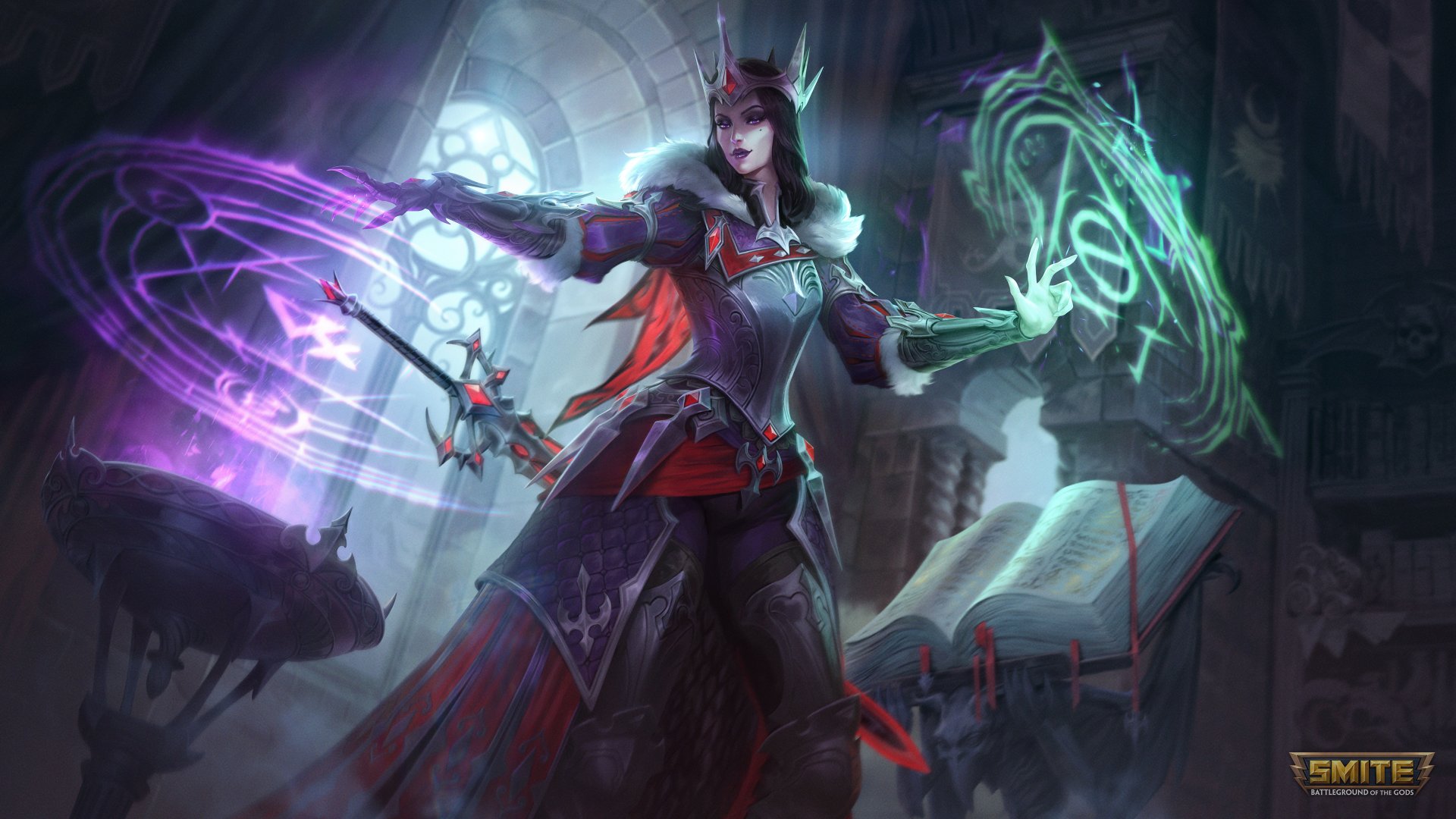 Morgan le Fay (Smite) HD Wallpaper and Background