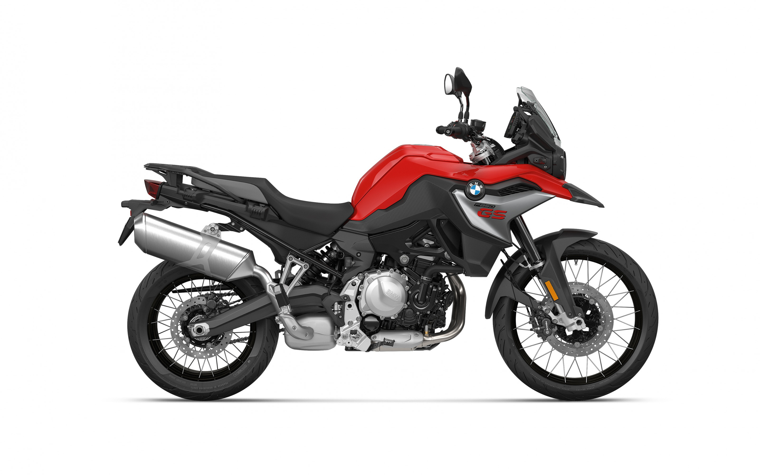 Download wallpaper BMW F 850 GS Adventure, side view, exterior, new motorcycles, german motorcycles, BMW for desktop with resolution 2880x1800. High Quality HD picture wallpaper