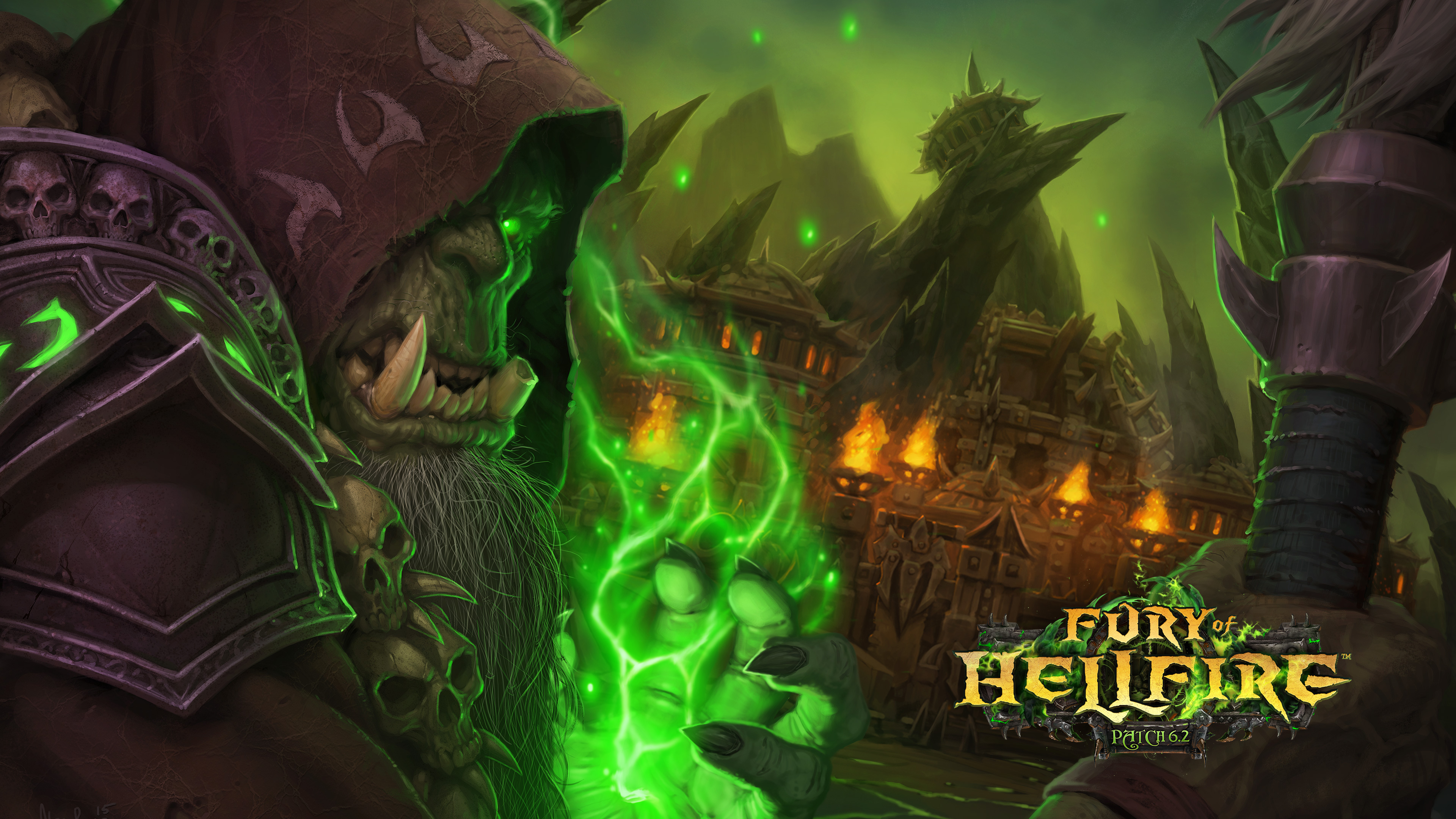 Patch 6.2: Fury of Hellfire Wallpaper Available