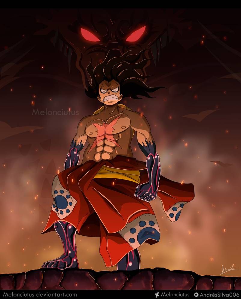 One piece fanart monkey d luffy wano