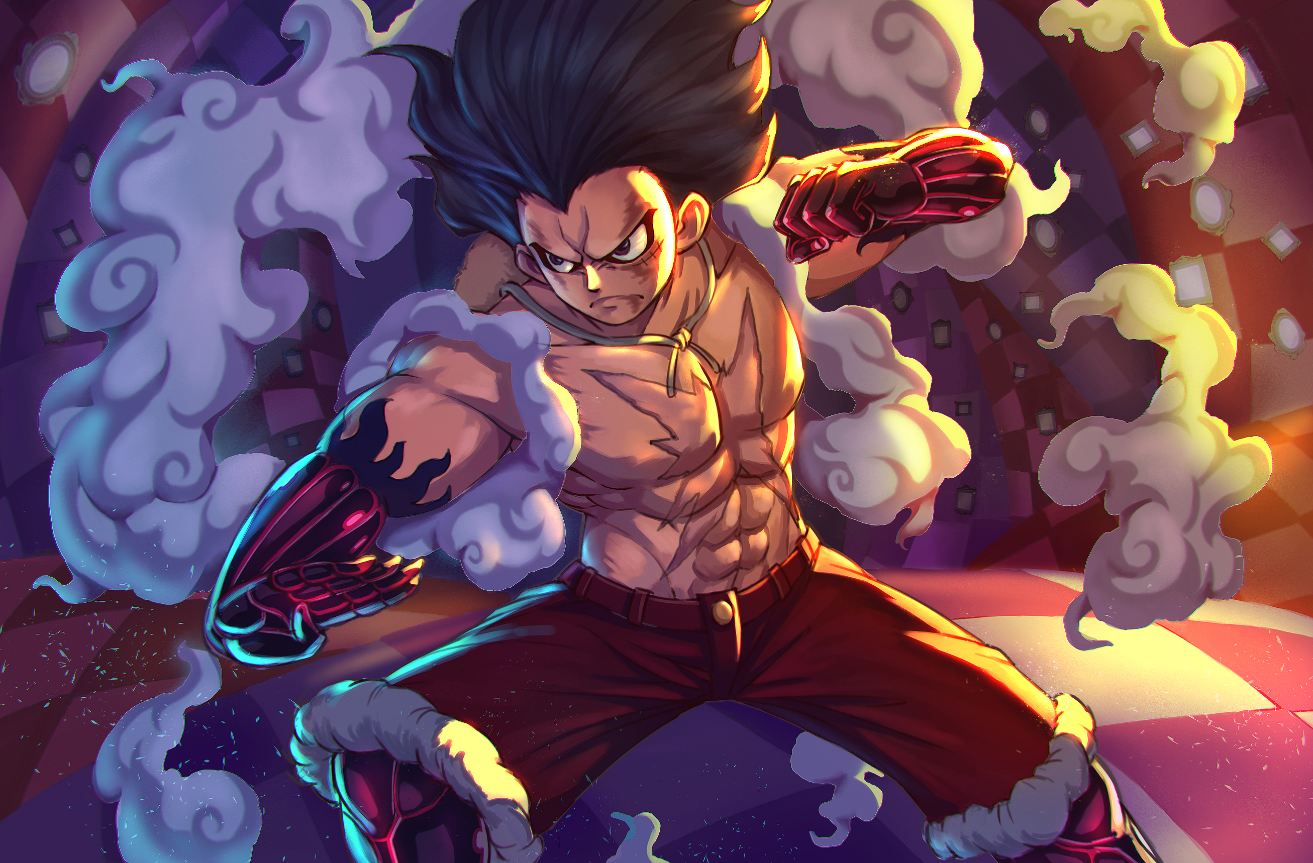 Luffy Gear 4 Snakeman by Bijihwijen on DeviantArt