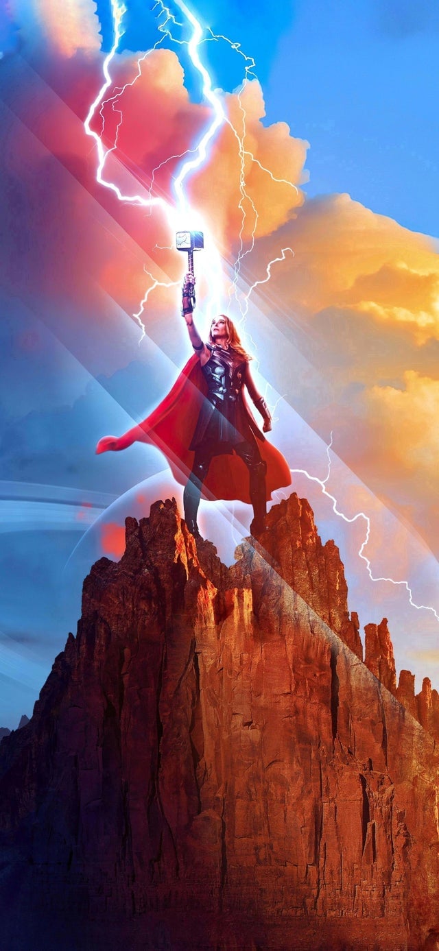 Thor Love and Thunder, Jane Foster wallpapers [1923x4166] : r/ComicWalls