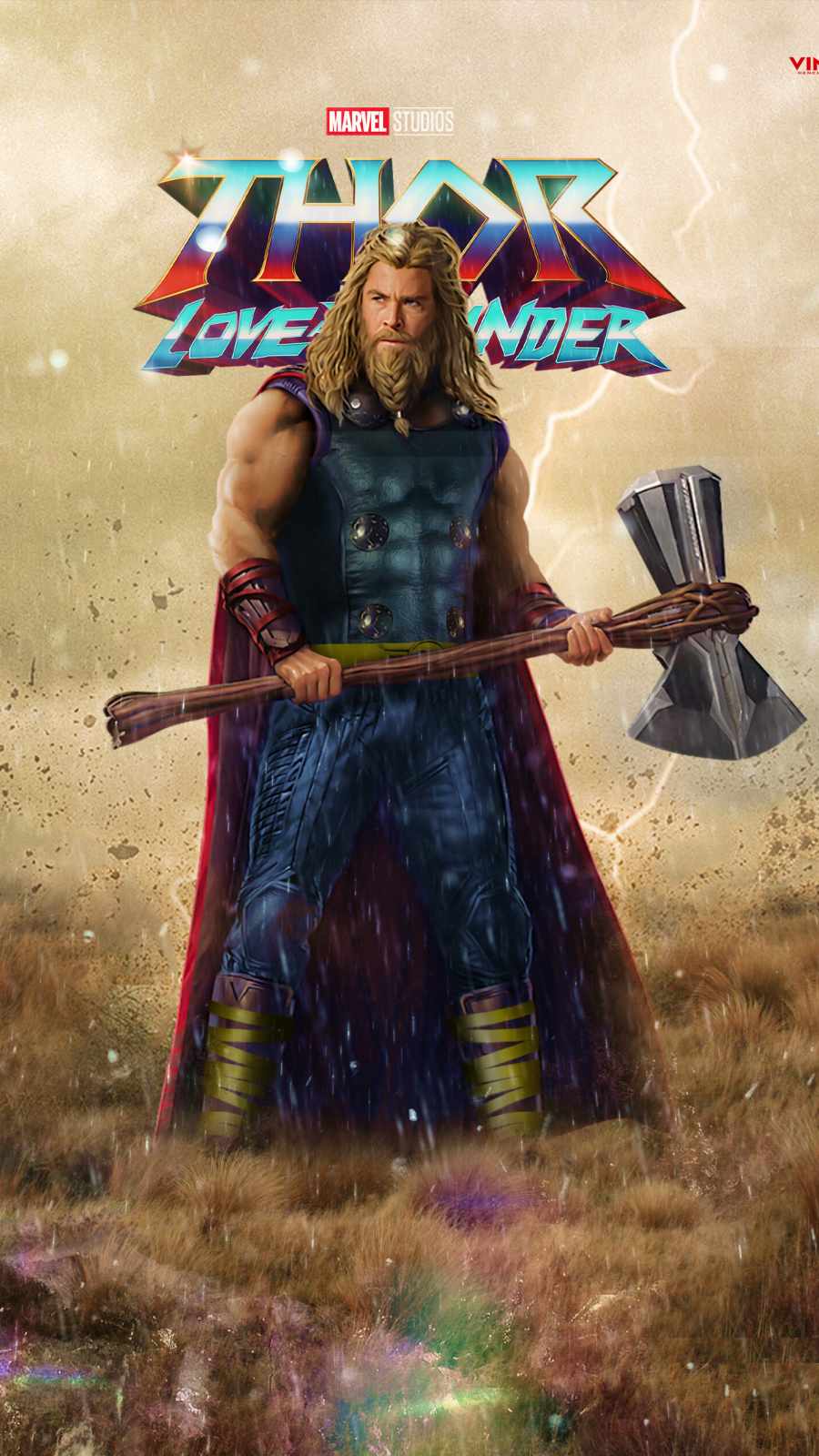 Thor Love And Thunder Art IPhone Wallpapers