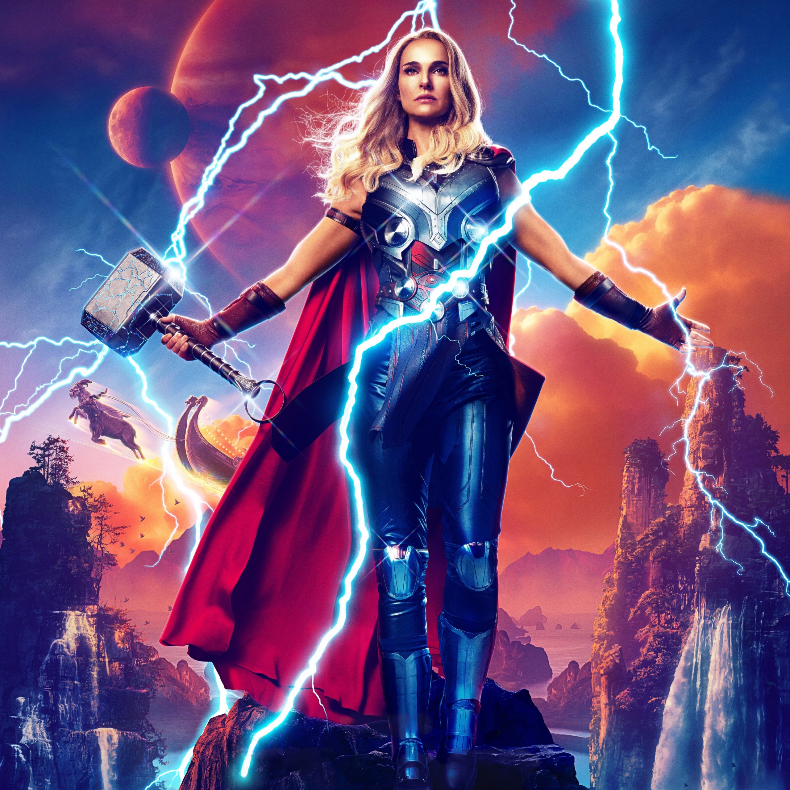 Thor: Love and Thunder Wallpapers 4K, Natalie Portman as Jane Foster, 2022 Movies, Movies,