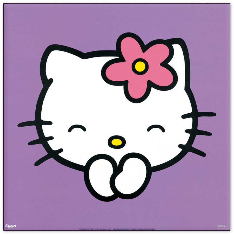 Purple Hello Kitty Wallpaper