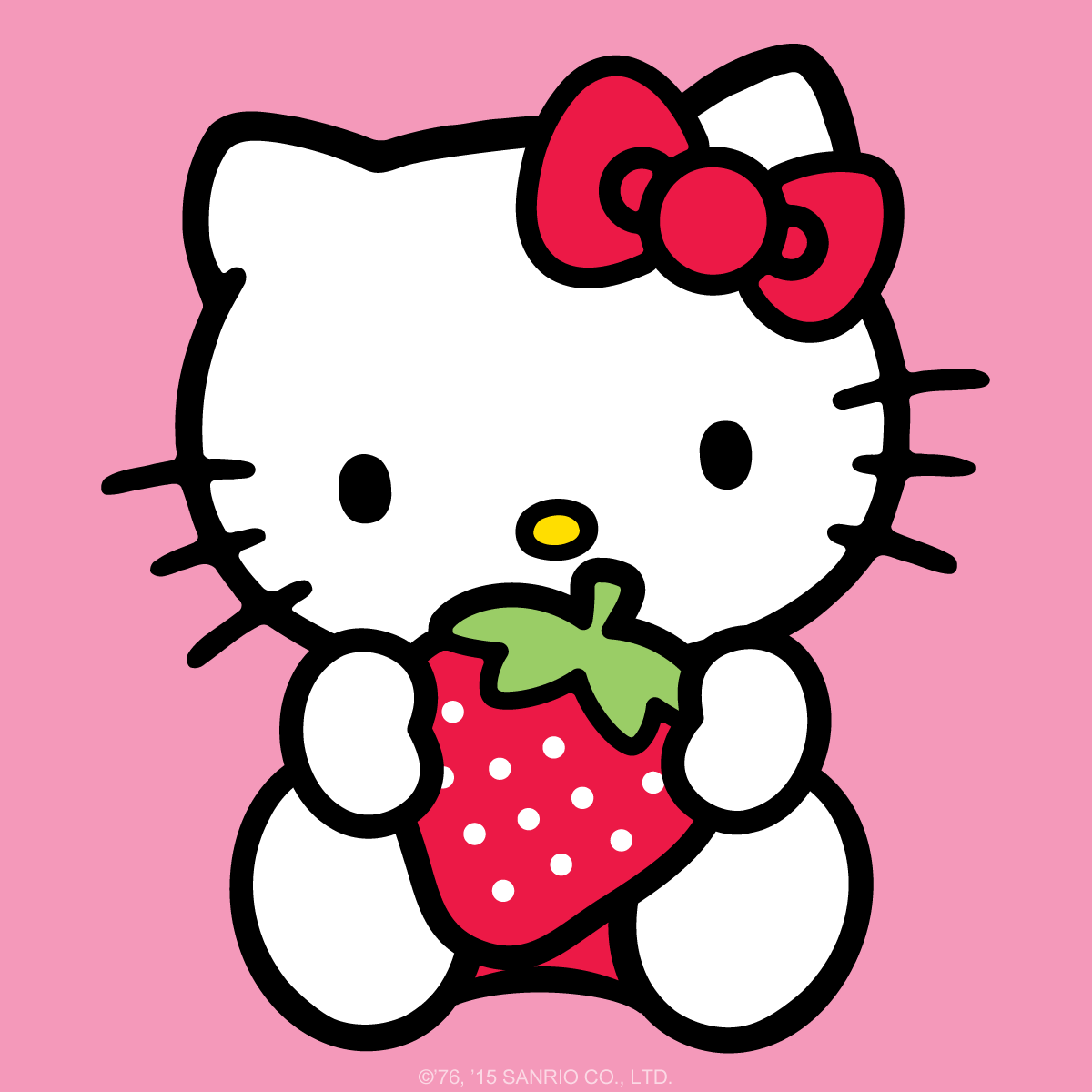 Hello Kitty lovely strawberry is the epitome of cuteness! Happy 'Pick Strawberries Day'!