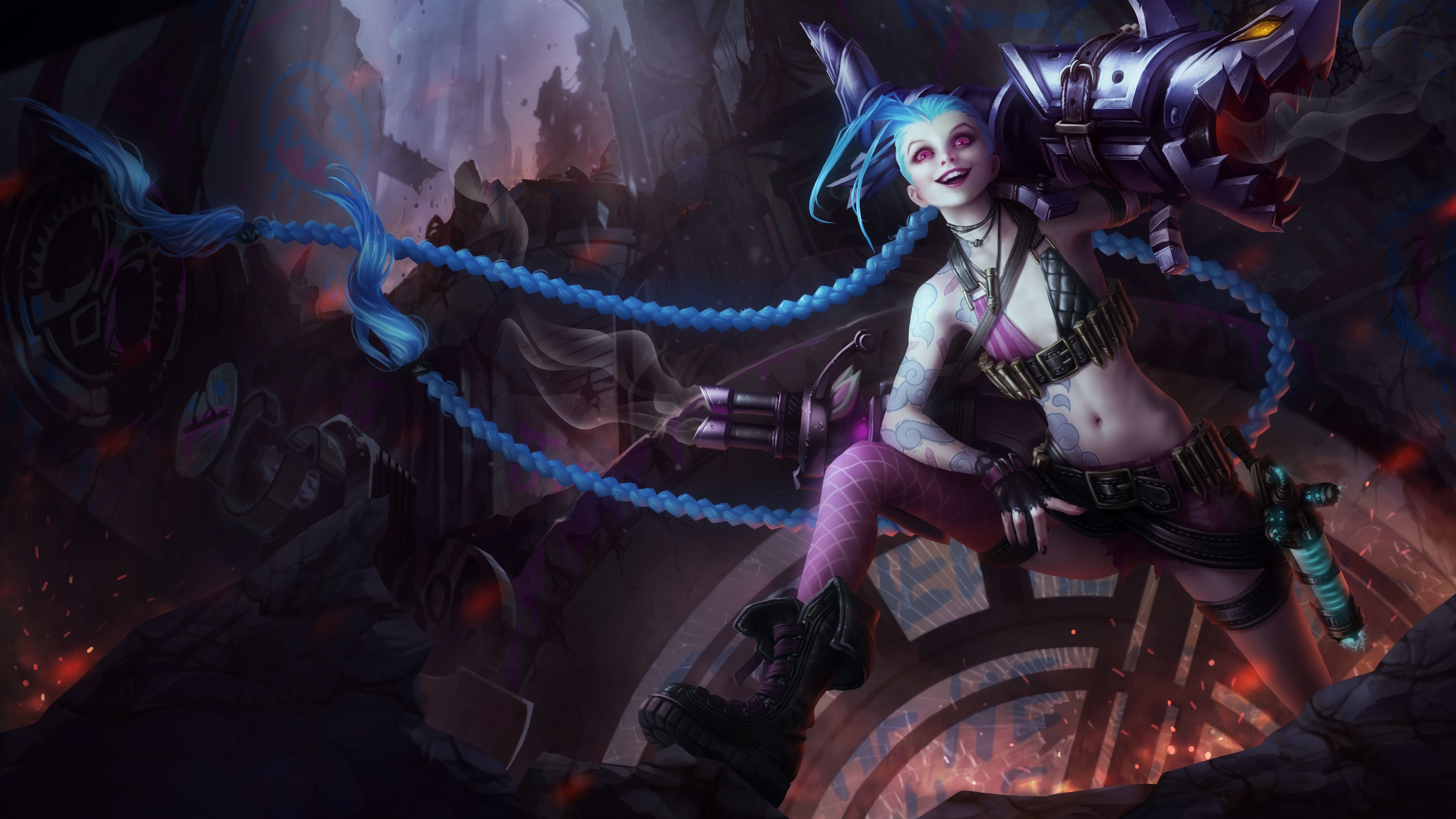 4K Jinx (League Of Legends) Wallpaper and Background Image