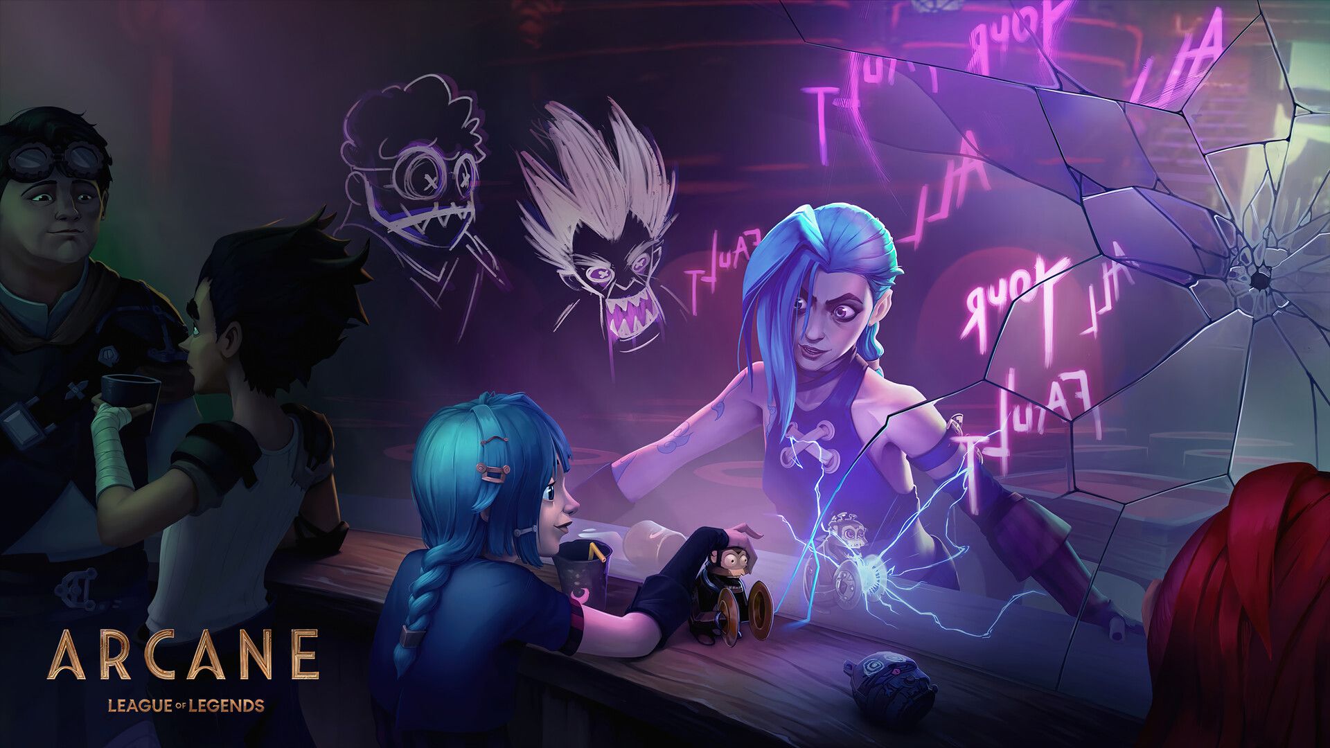 Arcane Jinx Wallpaper Arcane Jinx Background Download