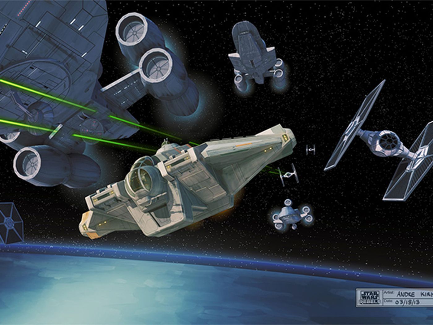 Take a first look at concept art from 'Star Wars Rebels' animated series