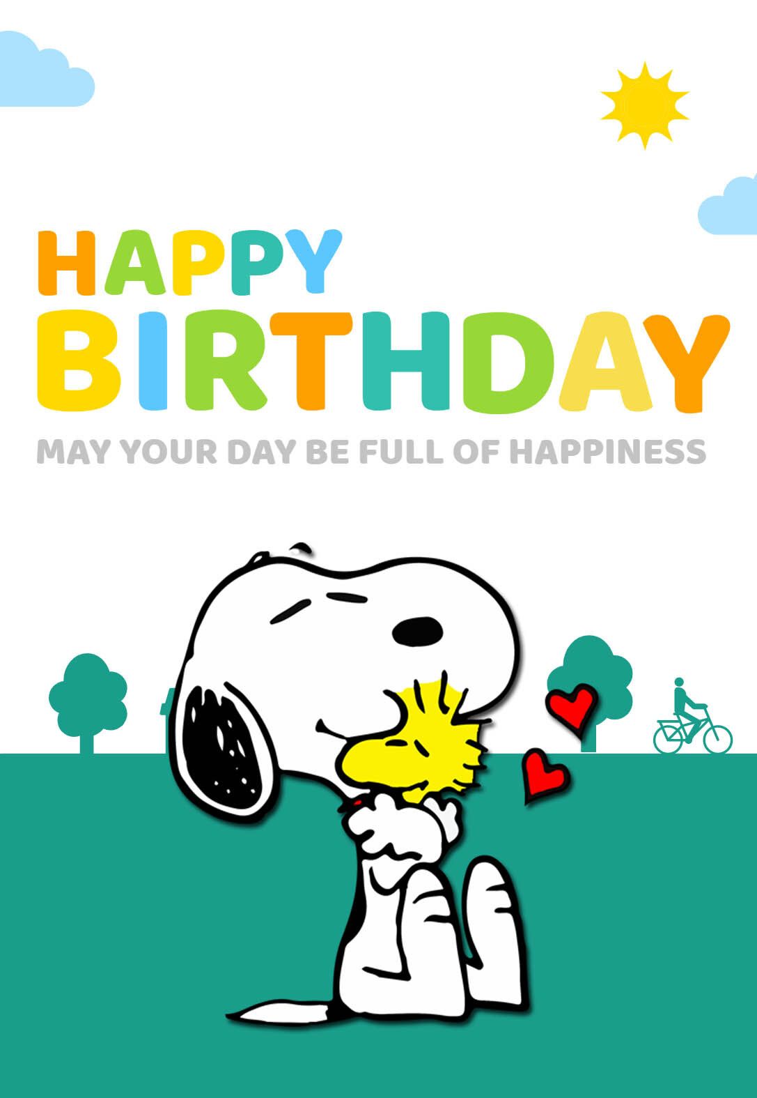 Happy birthday snoopy image, Snoopy birthday, Snoopy birthday image