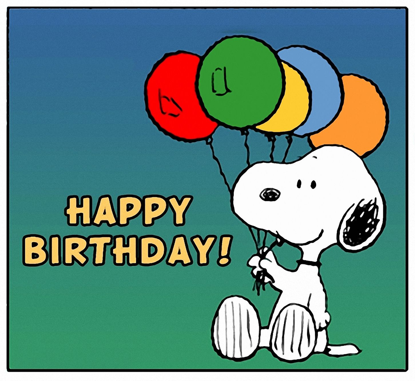 Snoopy Happy Birthday