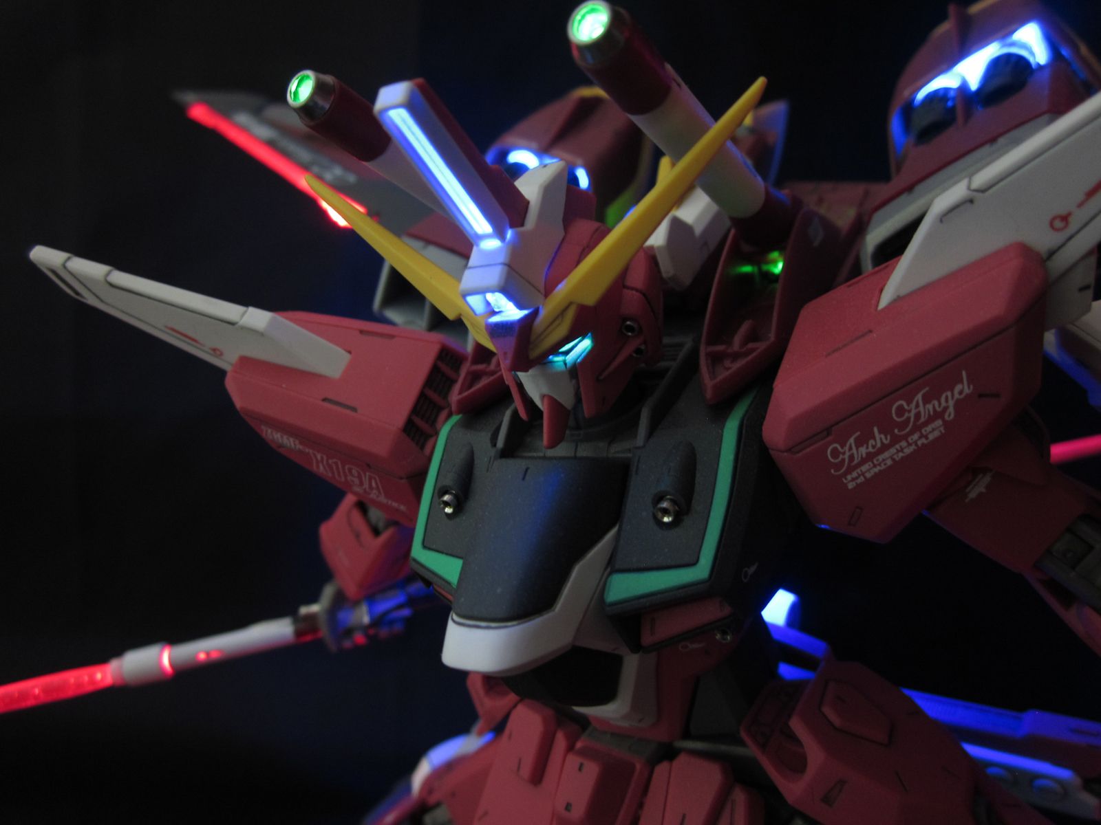 GUNDAM GUY: MG 1 100 Infinite Justice Gundam Customized Build W LEDs. Gundam, Custom Gundam, Gundam Seed