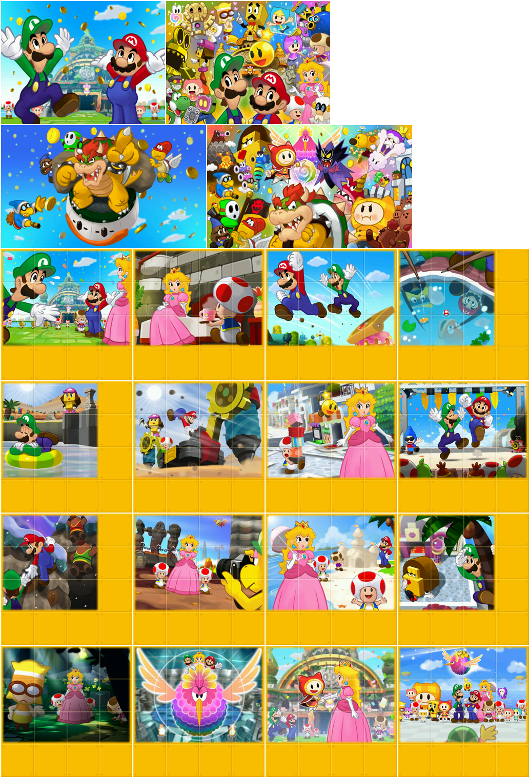 Mario & Luigi: Dream Team Roll Image. Mario and luigi, Super mario bros, Mario art