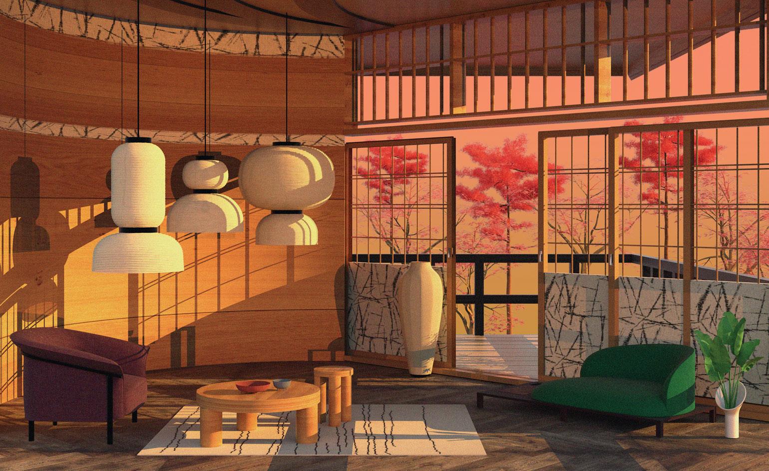 Tokyo story: our series of illustrated interiors. Wallpaper*