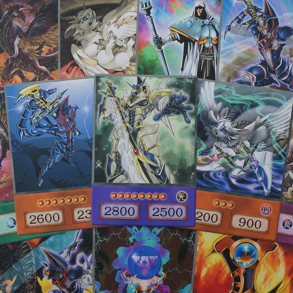 20pcs Set Buster Blader Destruction Sword Archetype Series Orica Yugioh Classic Swordsman Card Story Anime Style Paper Cards