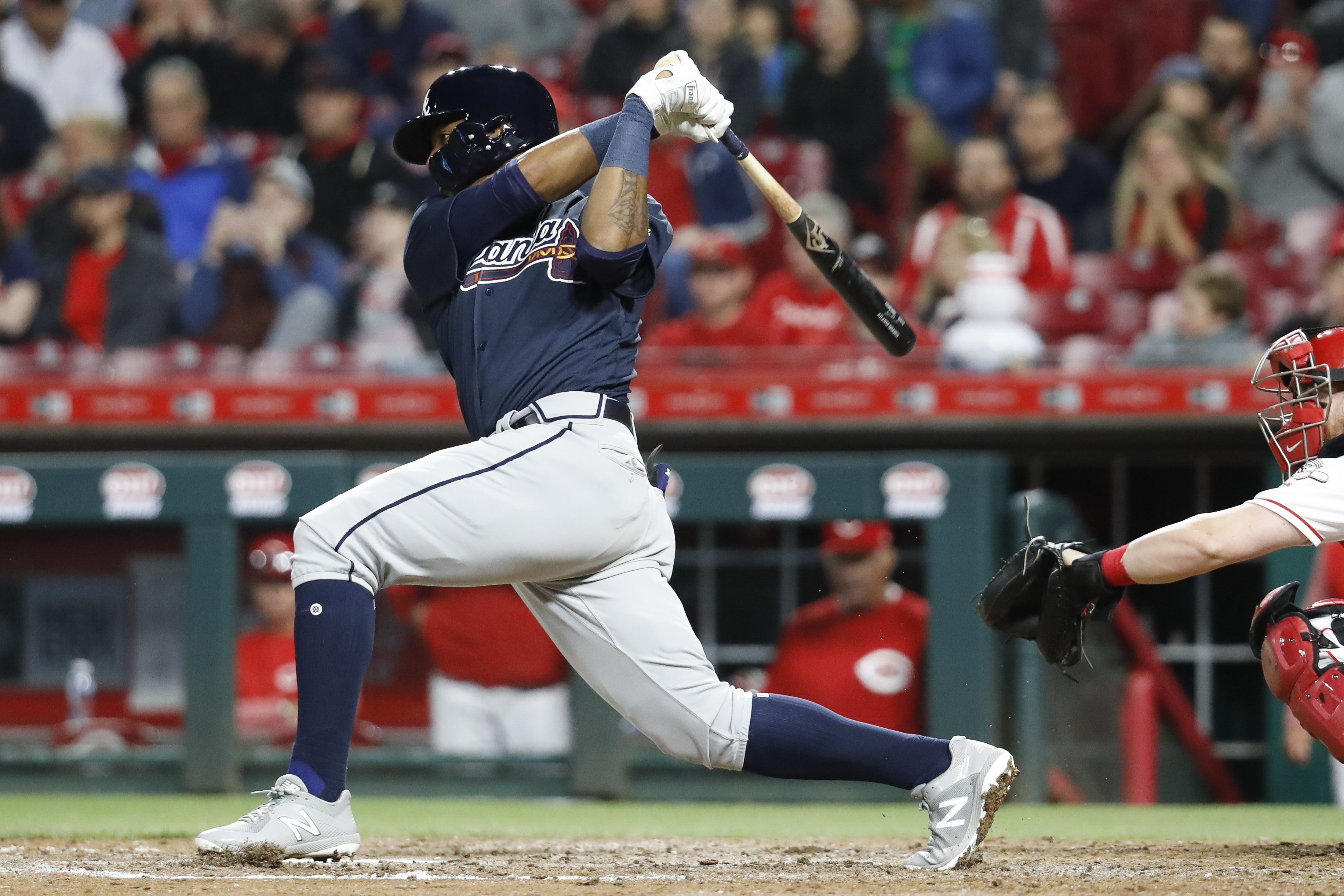 Photos: Braves' Ronald Acuna Makes Major League Debut