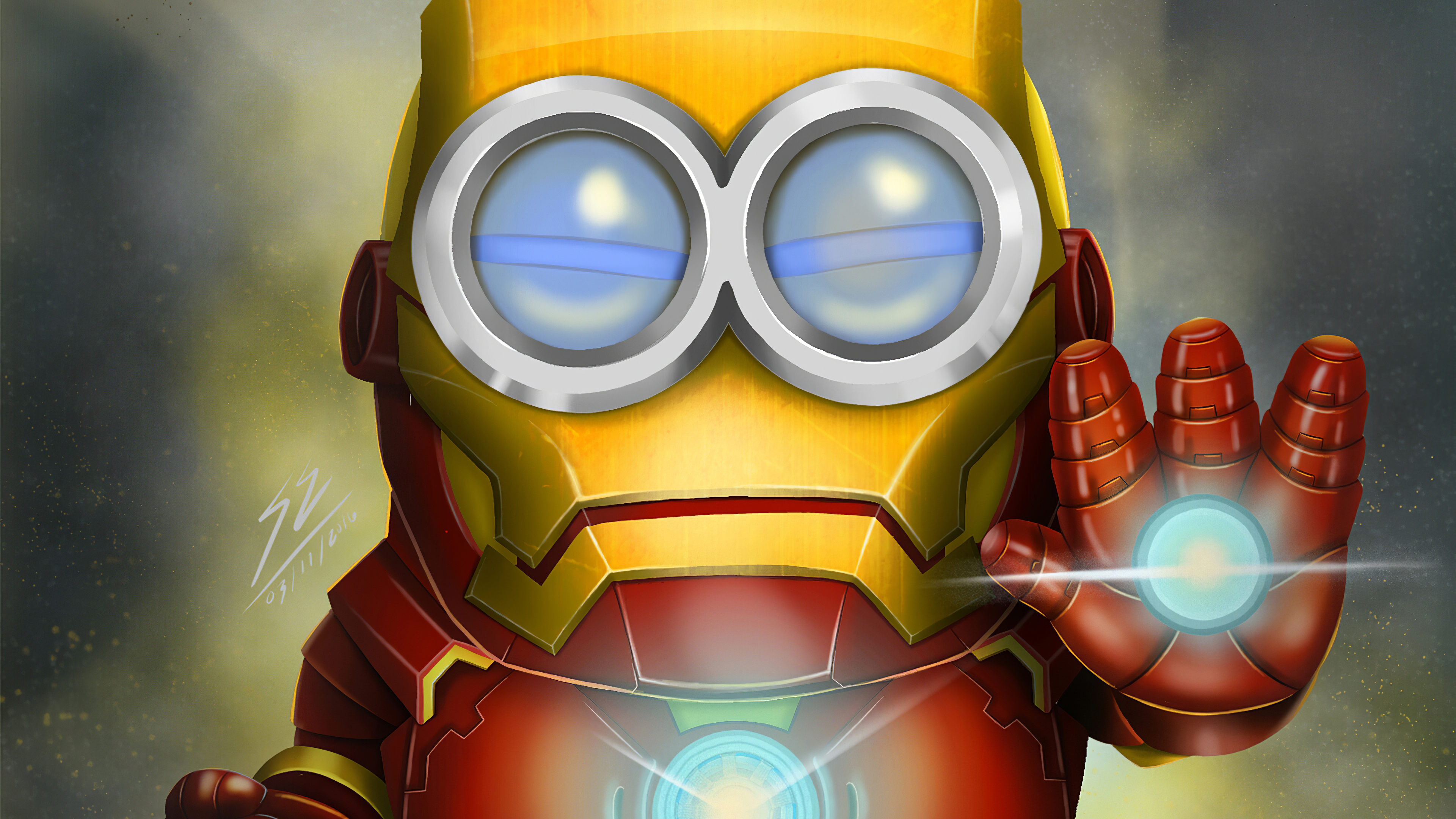 Minion As Iron Man 4k, HD Superheroes, 4k Wallpaper, Image, Background, Photo and Picture