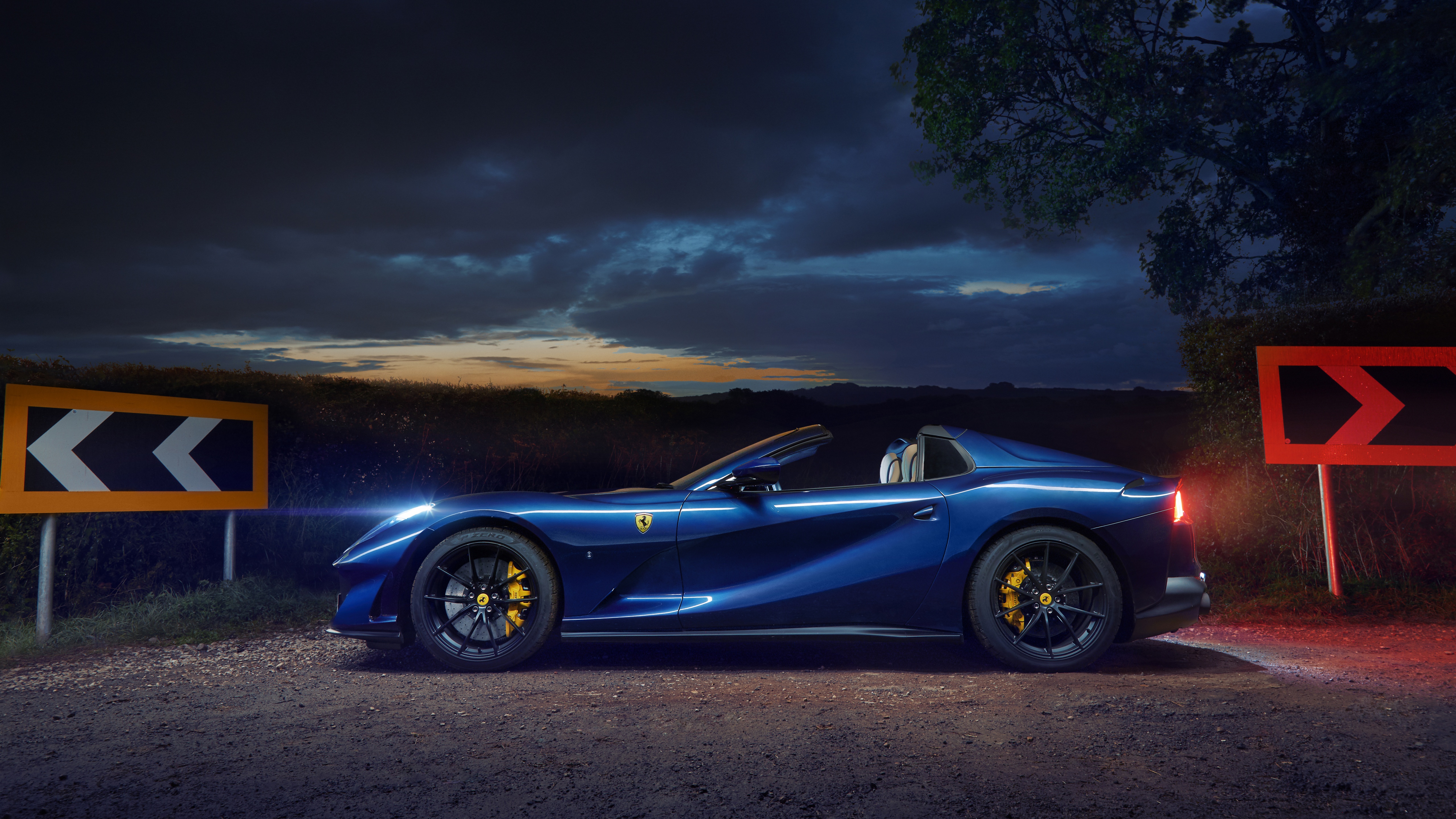 Ferrari 812 GTS Wallpaper 4K, Night, 5K, Cars