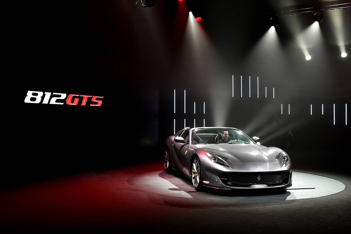 Ferrari 812 GTS 2021 models and trims, prices and specifications in UAE