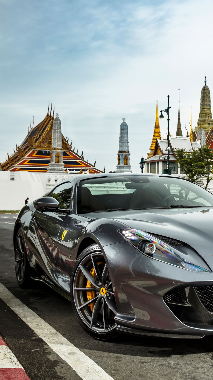 Ferrari 812 GTS 2020 iPhone 6, iPhone 6S, iPhone 7 HD 4k Wallpaper, Image, Background, Photo and Picture