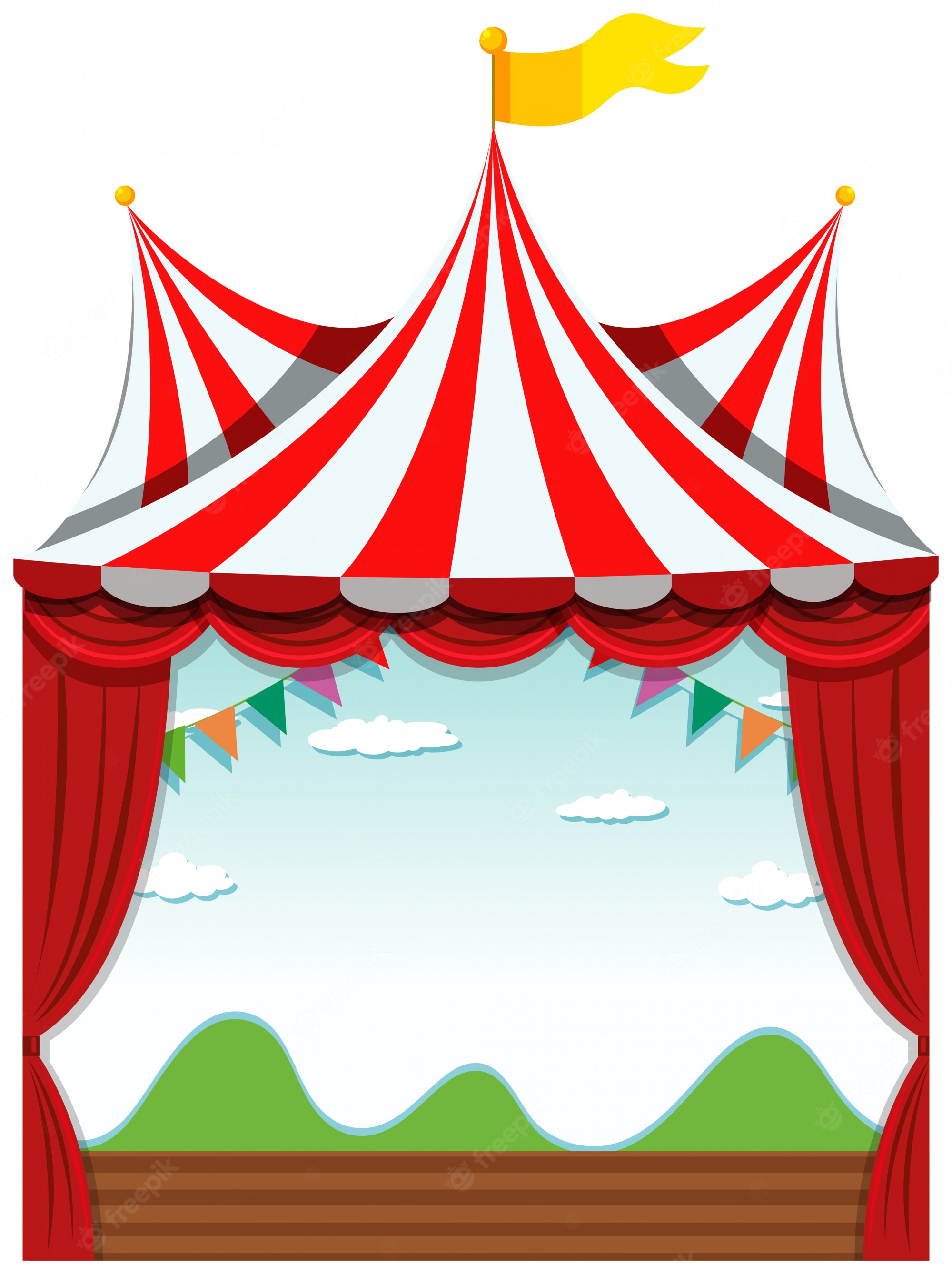 Circus Tent Image. Free Vectors, & PSD
