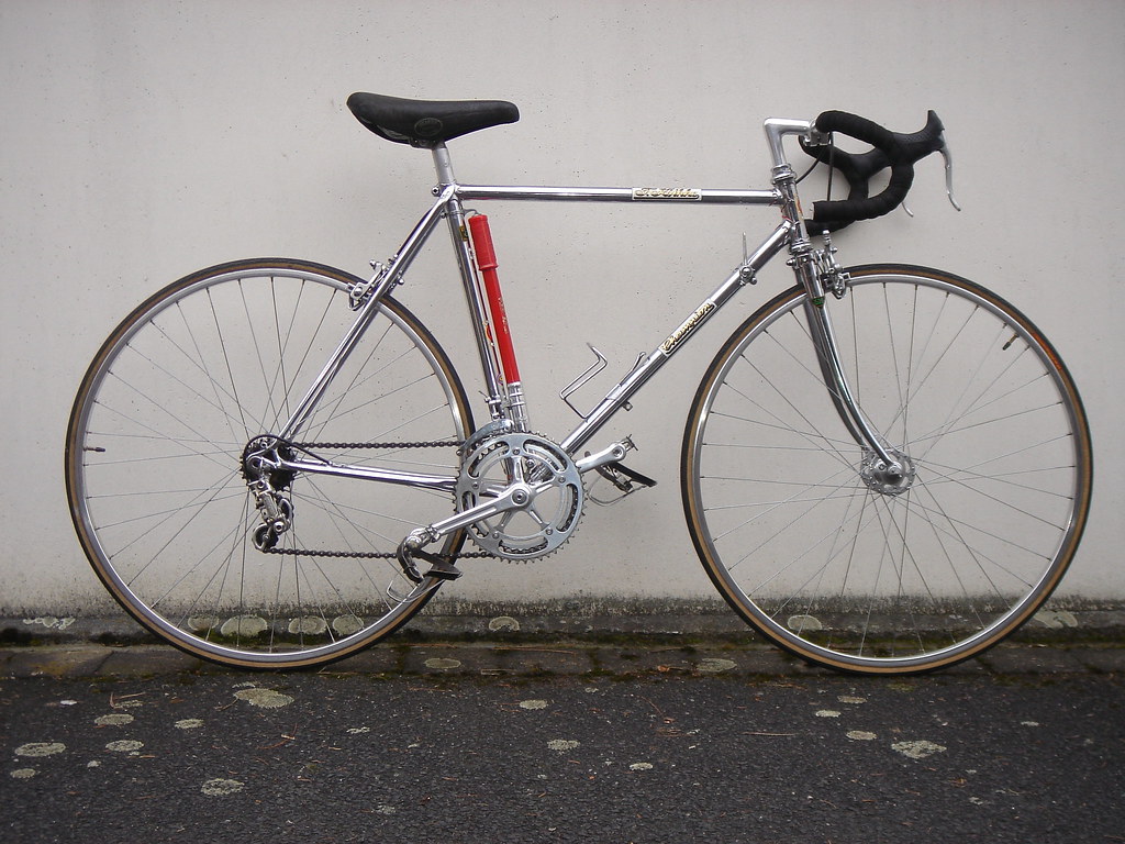 Köthke Rennrad Chrom. Komplett verchromtes Rennrad des Köln