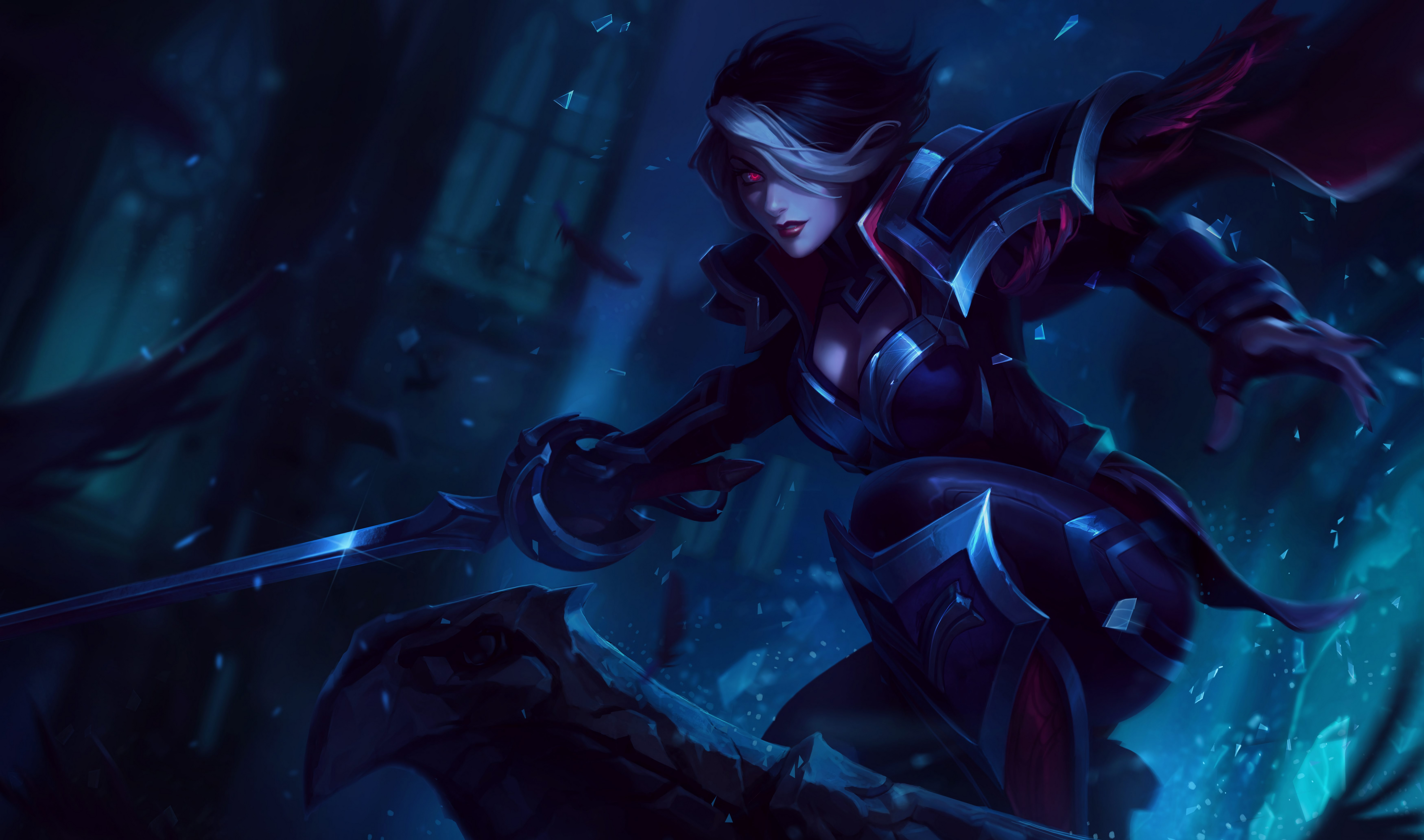 Nightraven Fiora Update. Wallpaper & Fan Arts. League Of Legends