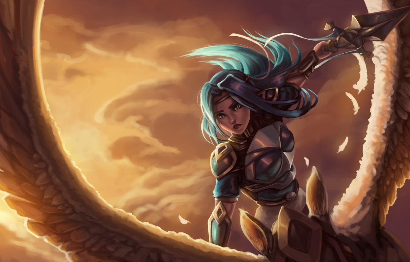 Wallpaper lol, League of Legends, fan art, fiora, Grand Duelist image for desktop, section игры