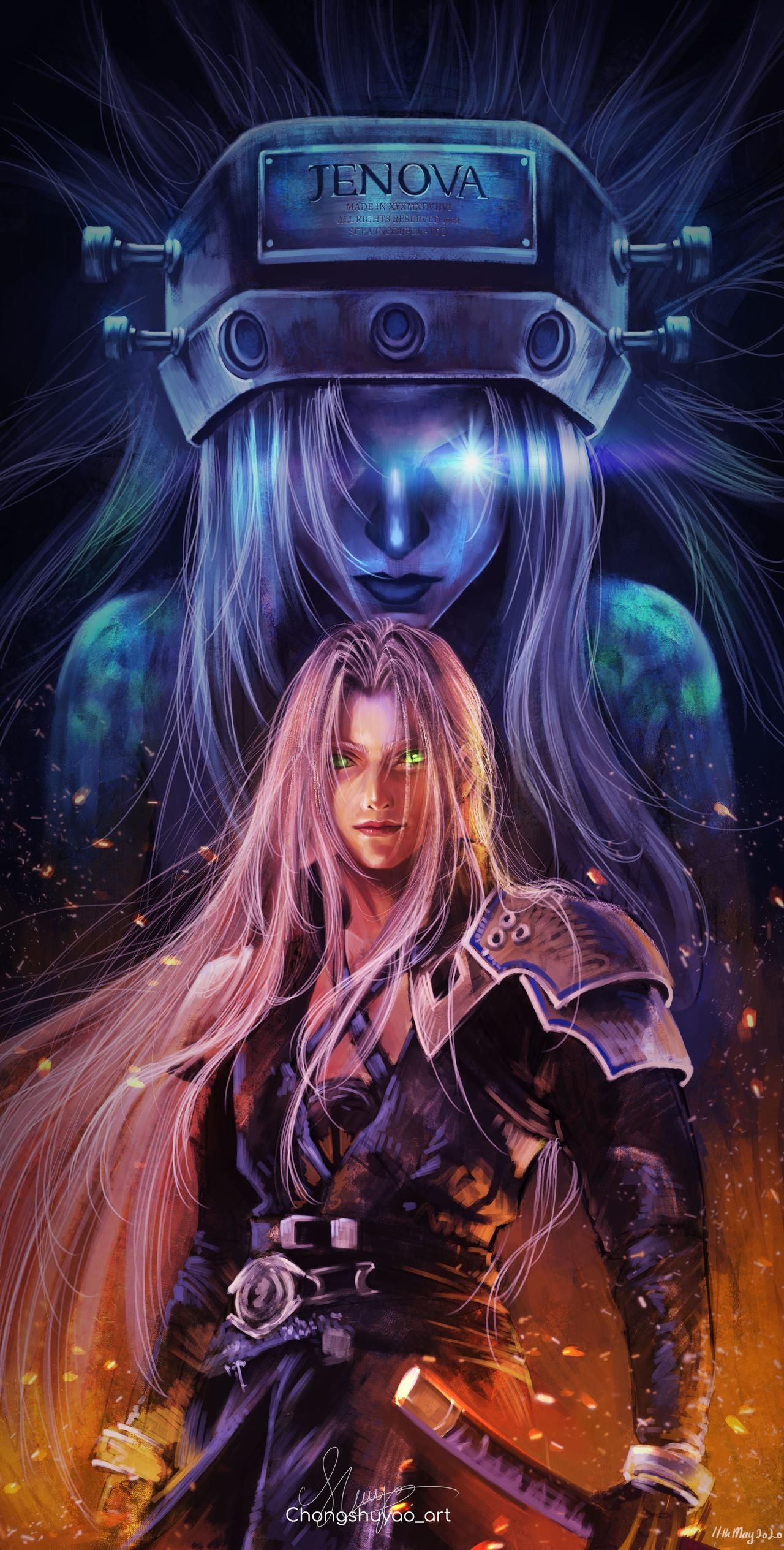 Sephiroth and Jenova fanart. Final fantasy sephiroth, Final fantasy art, Final fantasy collection
