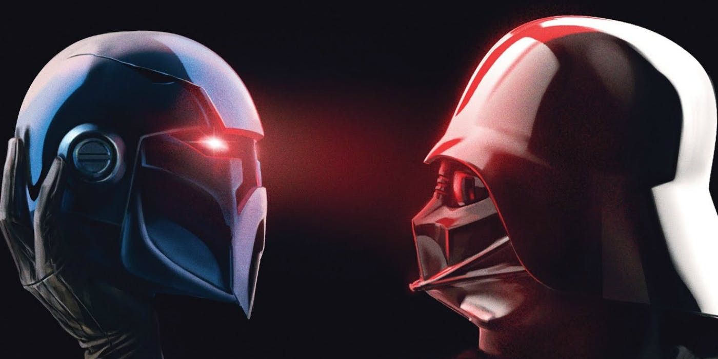 Darth Vader and the helmet of Lord Momin. Vintage star wars toys, Darth vader, Star wars image