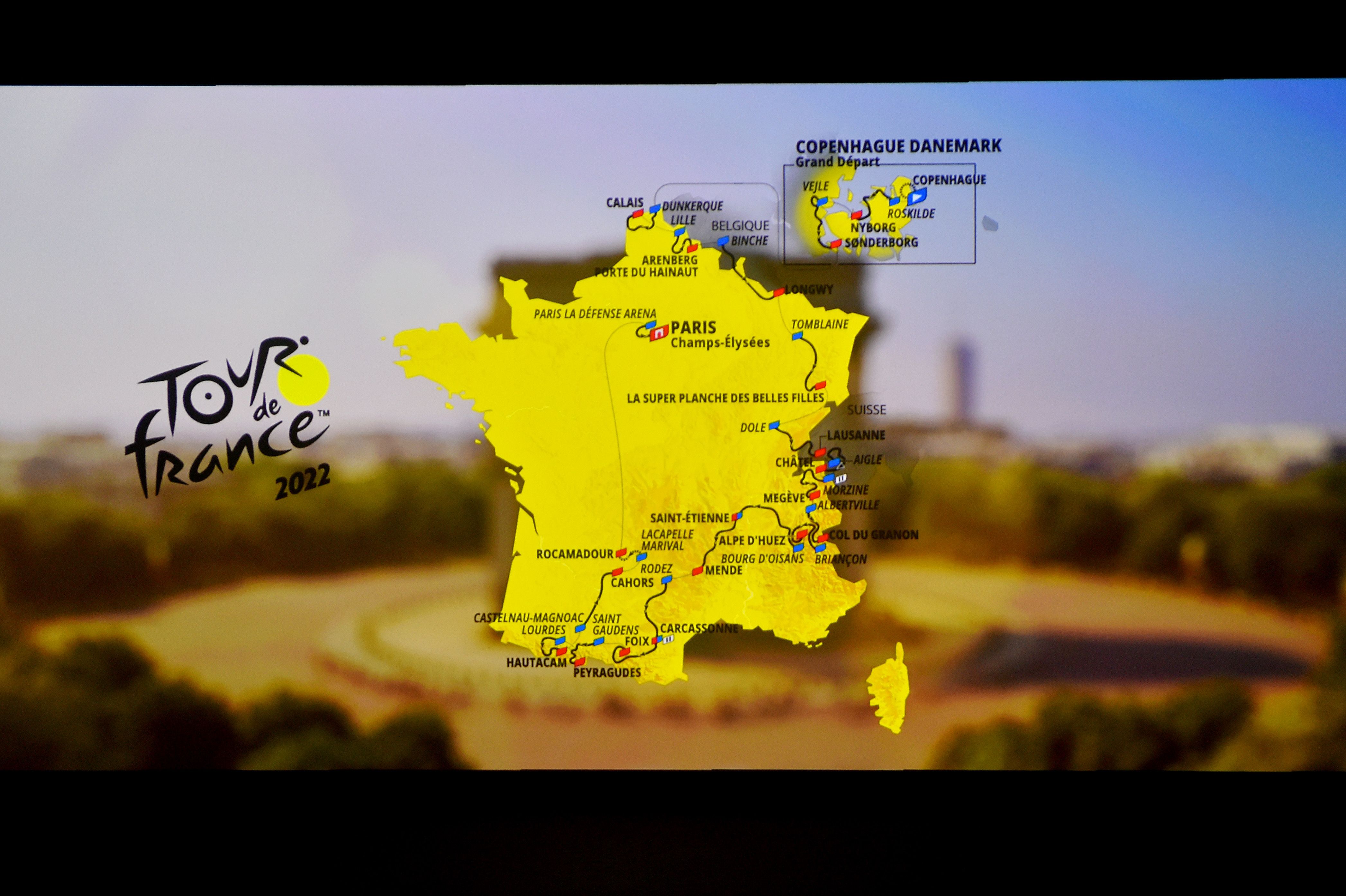 2022 Tour de France Route de France Femme Route Map