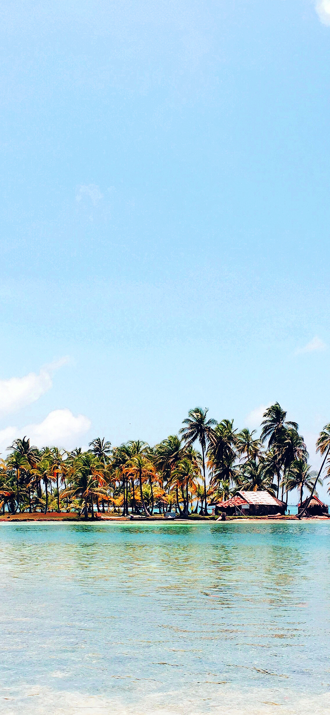 iPhone X wallpaper. island summer sea beach vacation holiday color sunny