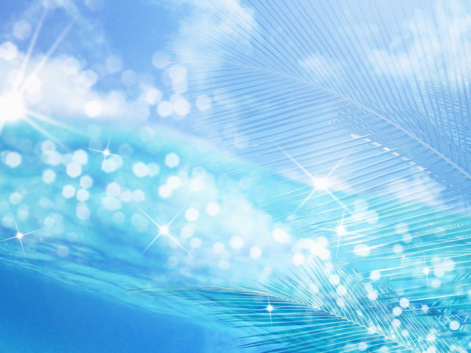 Wonderful blue abstract wallpaper