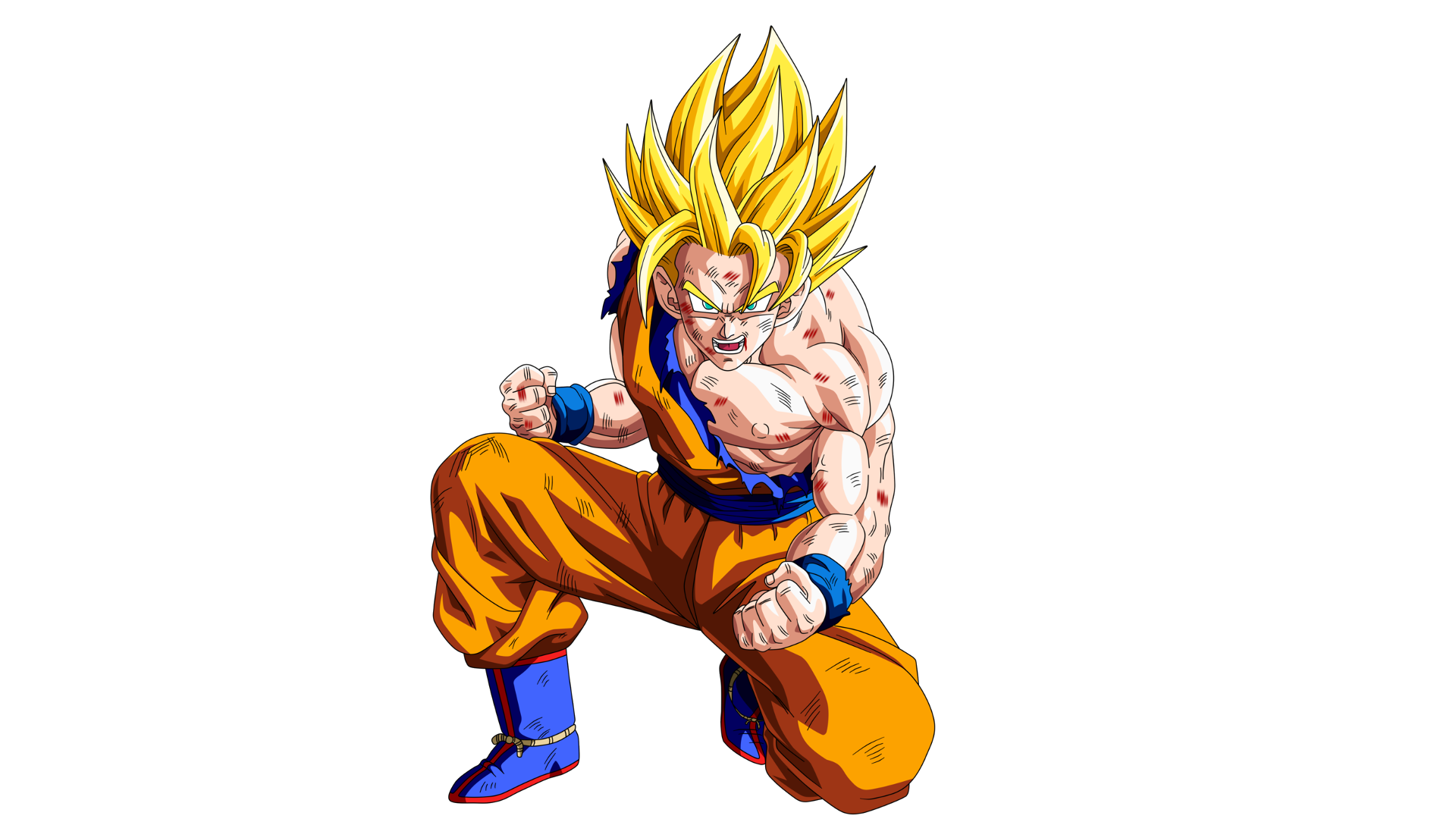 Wallpaper Son Goku, Dragon Ball, Super Saiyajin for mobile and desktop,  section прочее, resolution 3840x2160 - download