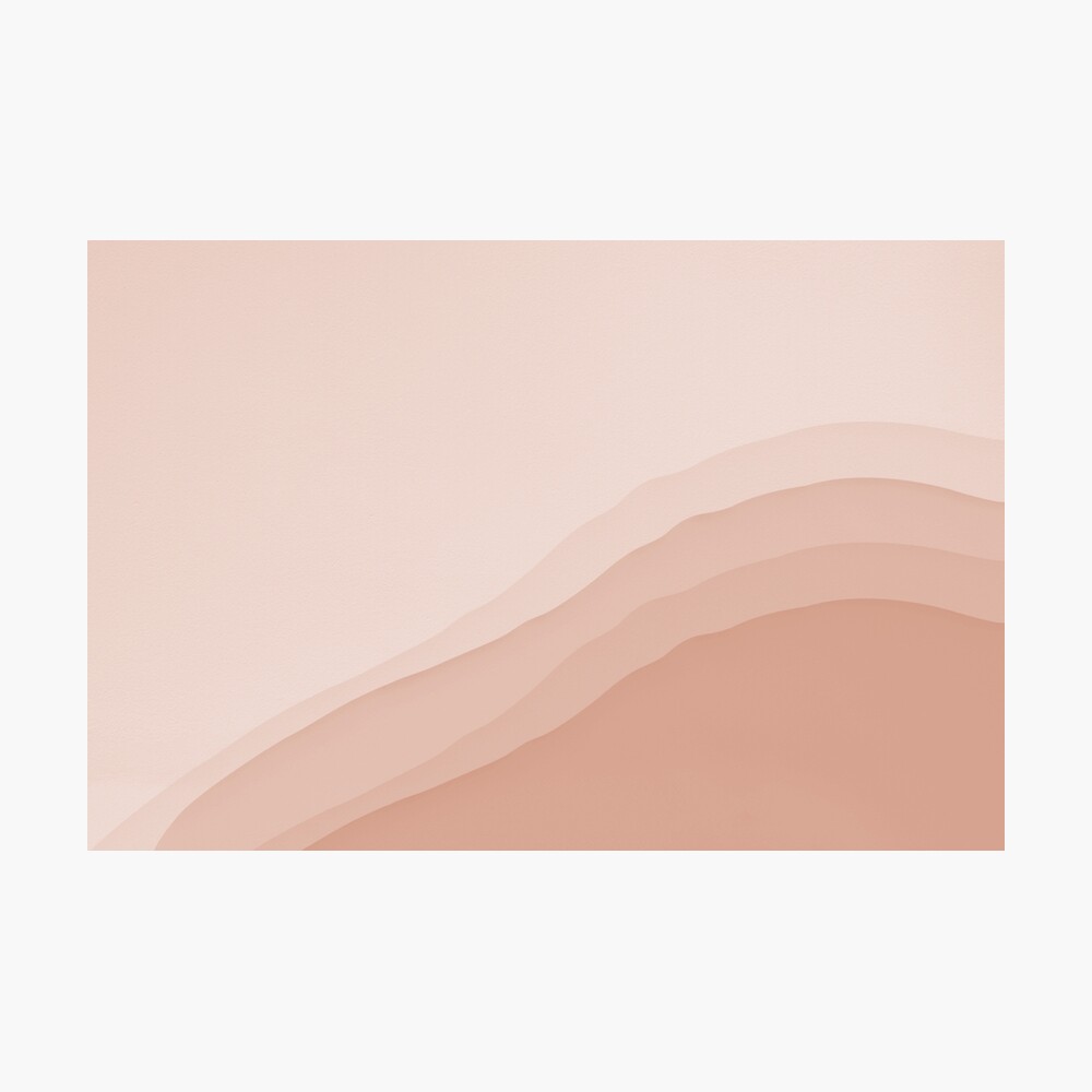 Acrylic light salmon pink background Poster