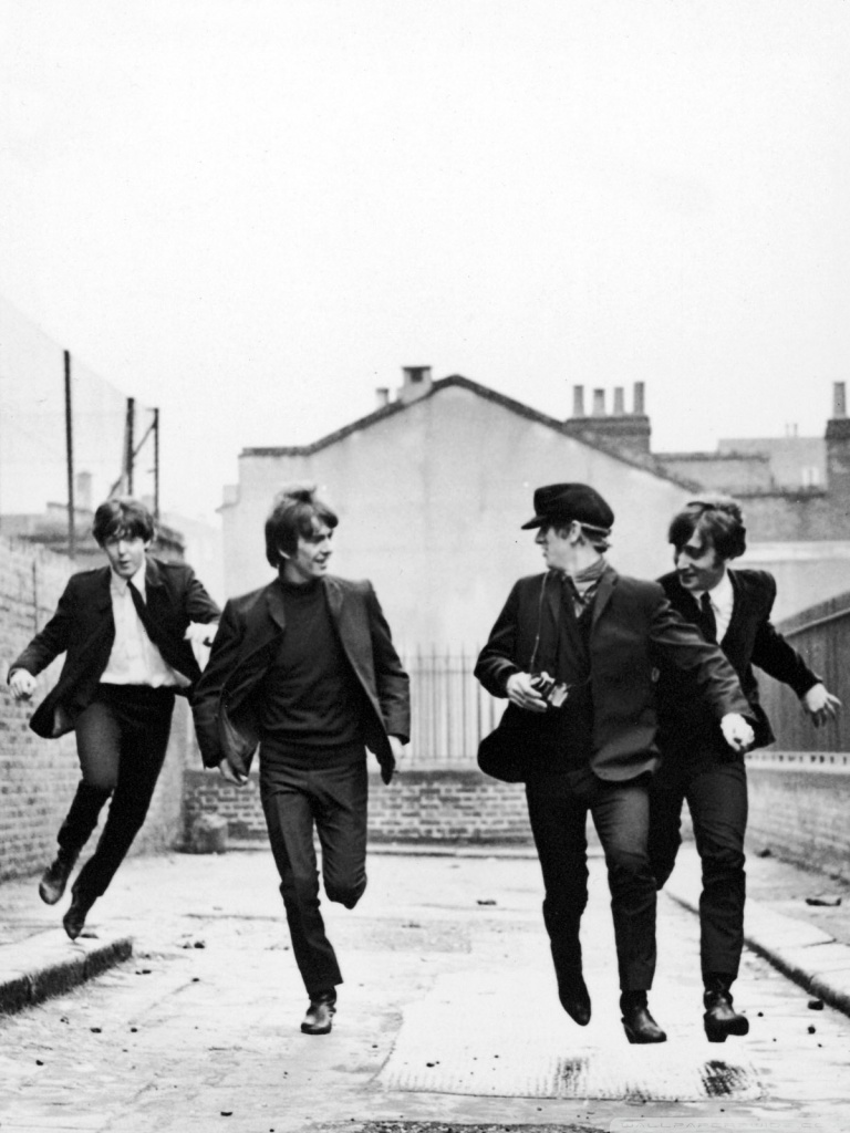 The Beatles Running Ultra HD Desktop Background Wallpaper for 4K UHD TV, Tablet