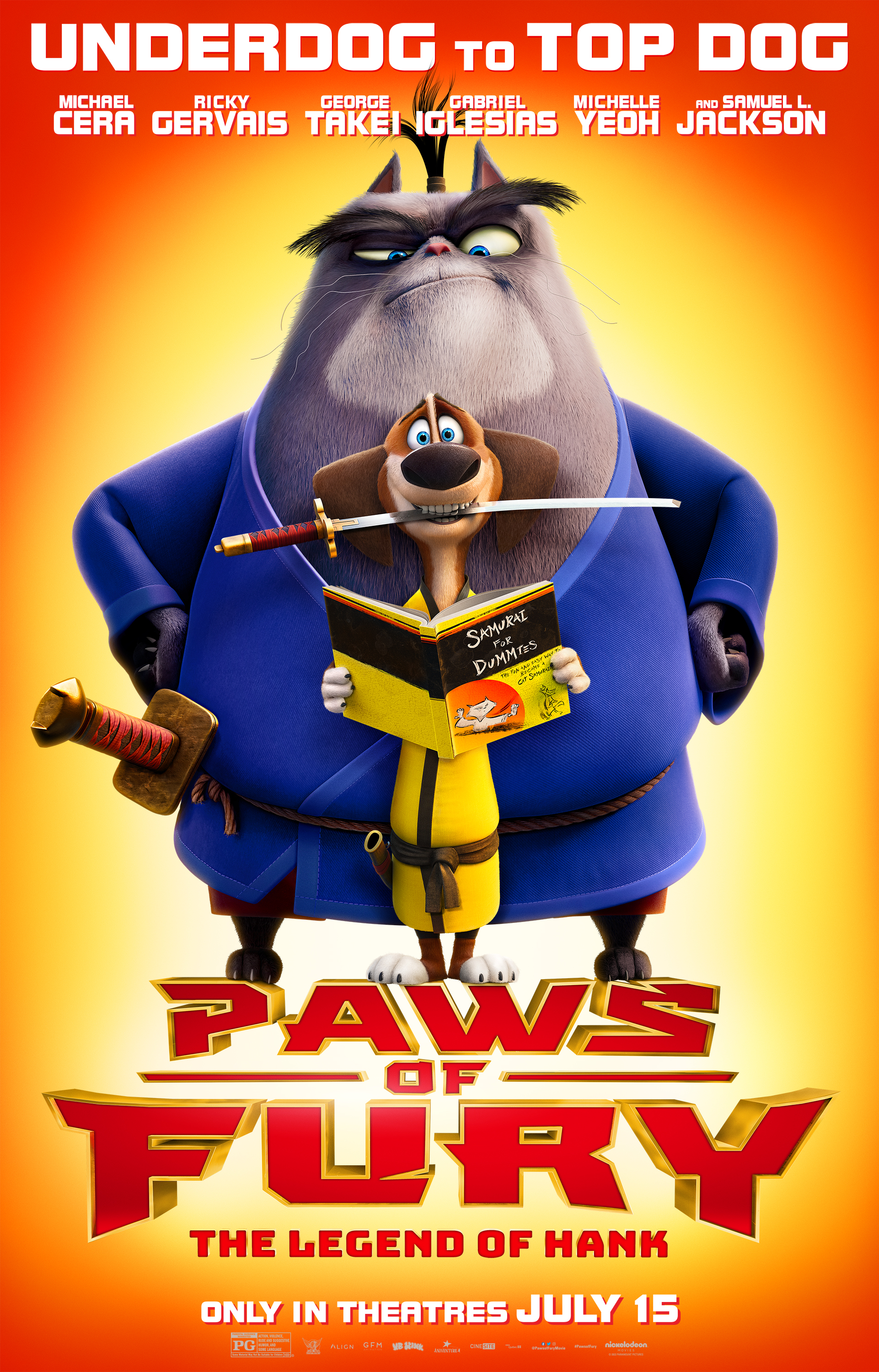 Paws Of Fury: The Legend Of Hank Poster Tease All Star Voice Cast