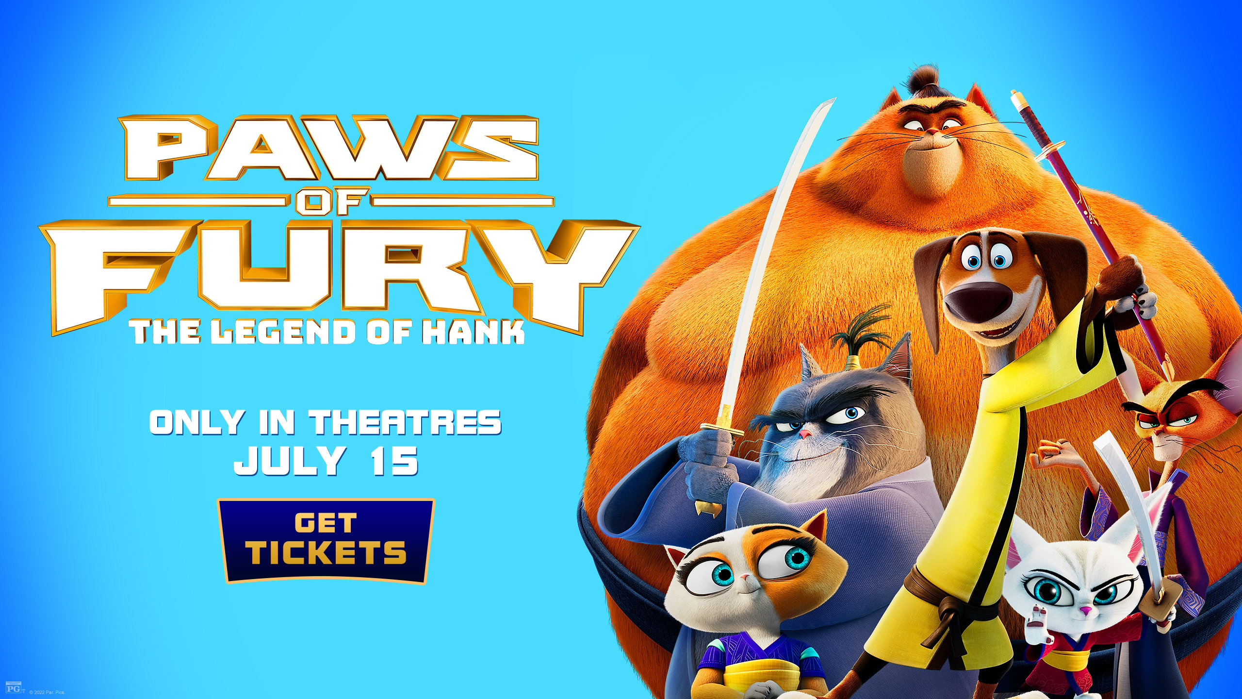 See Paramount Animated Film Paws of Fury at AX 2022!