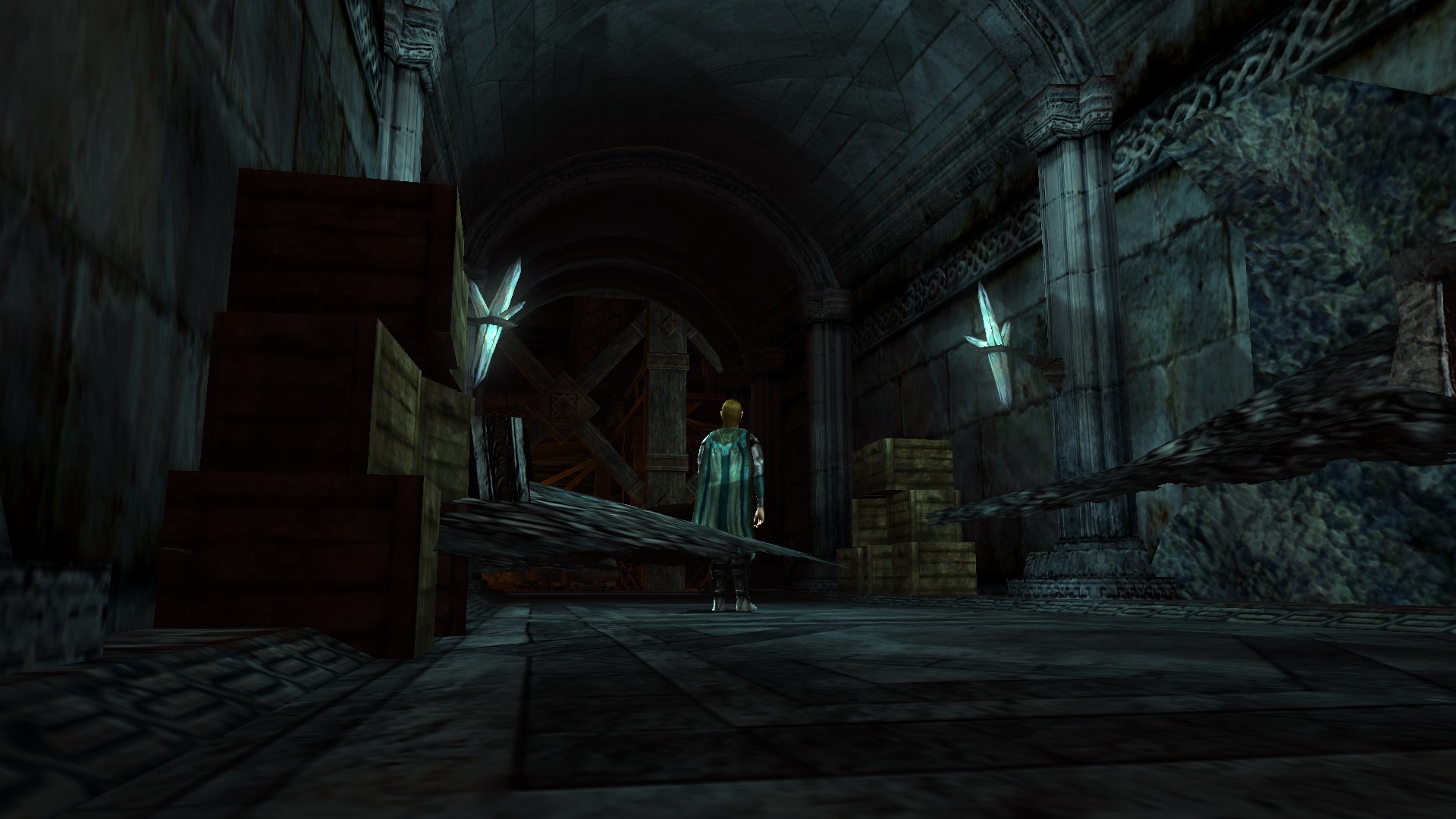 Floating rubble piles in Moria (on Ithil)