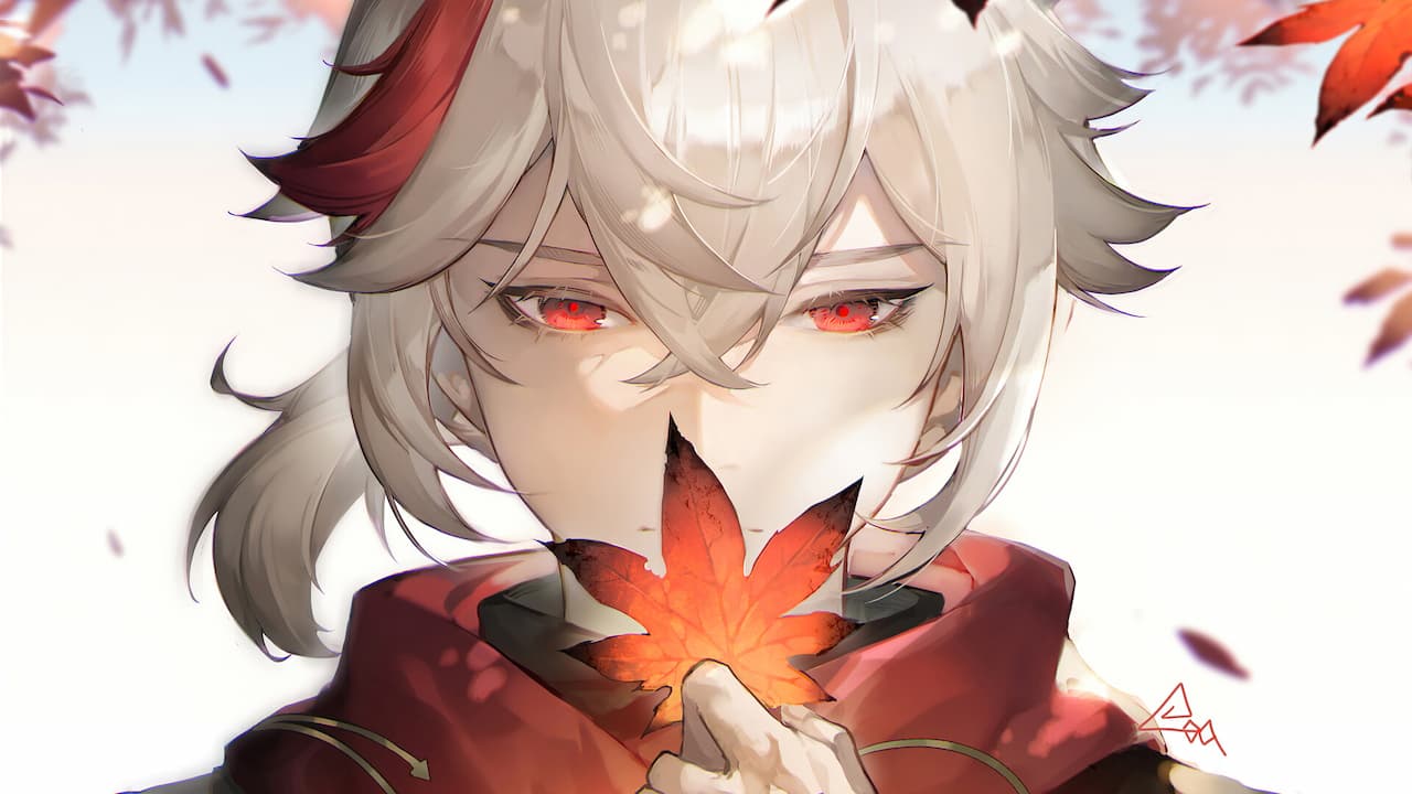 Kazuha Genshin Impact PC DeskK Wallpaper free Download