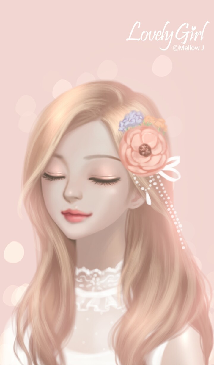 Cute Girly Cartoon Wallpaper