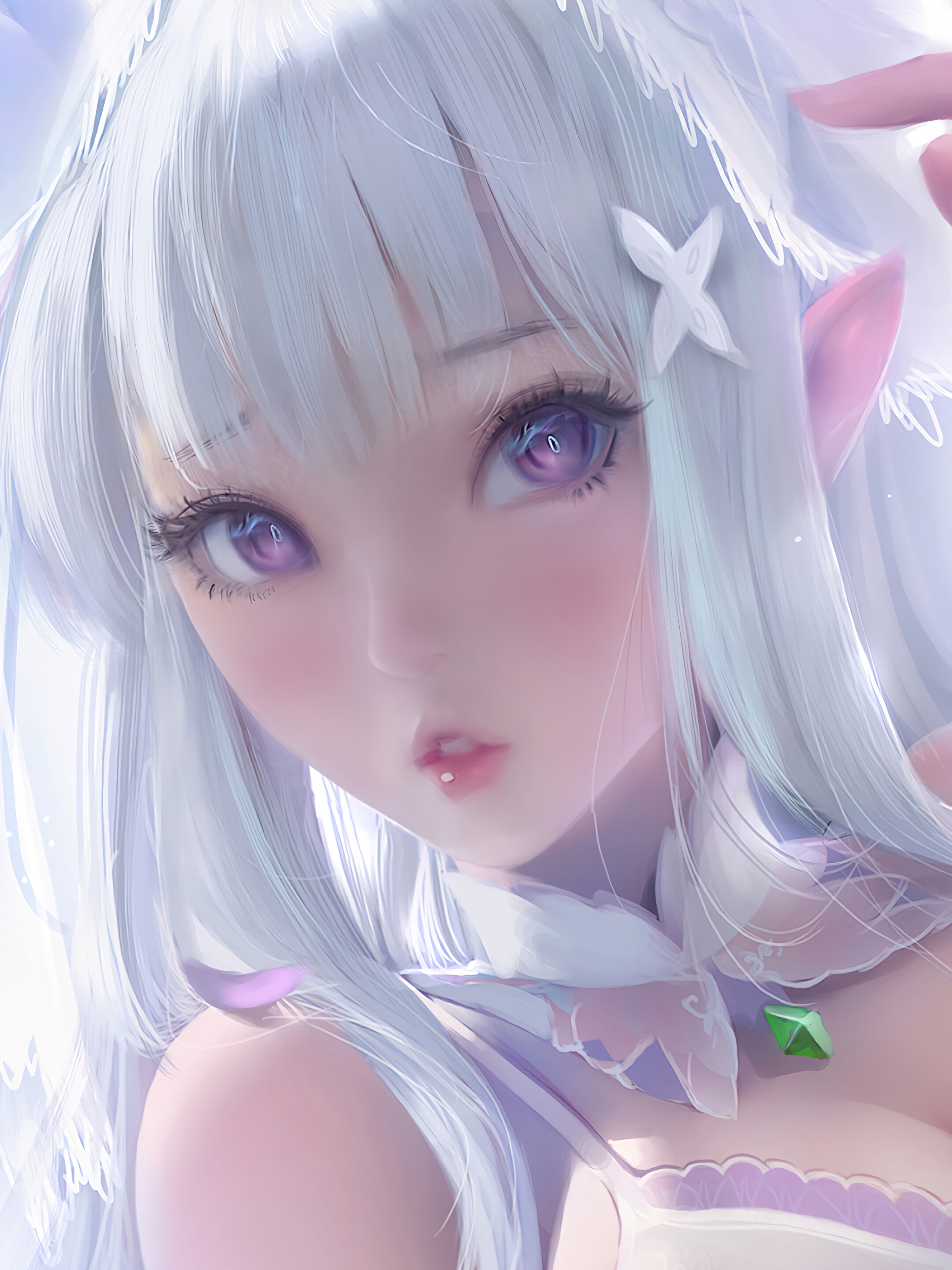 Free download Anime Girl Beautiful Emilia ReZero 4K Wallpaper 42734 [2160x3840] for your Desktop, Mobile & Tablet. Explore Beautiful Anime Girl Phone Wallpaper. Beautiful Anime Girl Wallpaper, Anime Girl