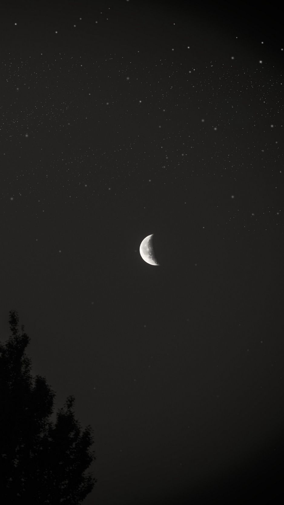 Black Stars iPhone Wallpaper